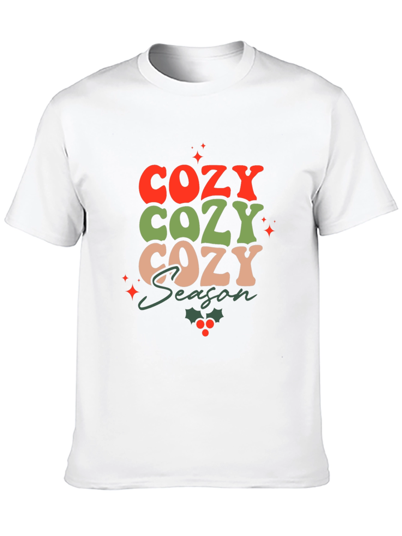 Cozy Season Graphic Tee - Black