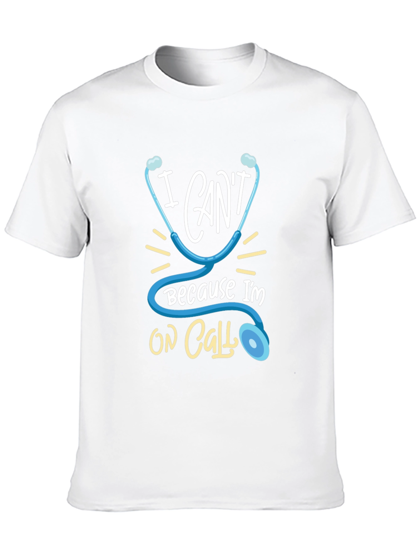 On Call Doctor Stethoscope Graphic T-Shirt
