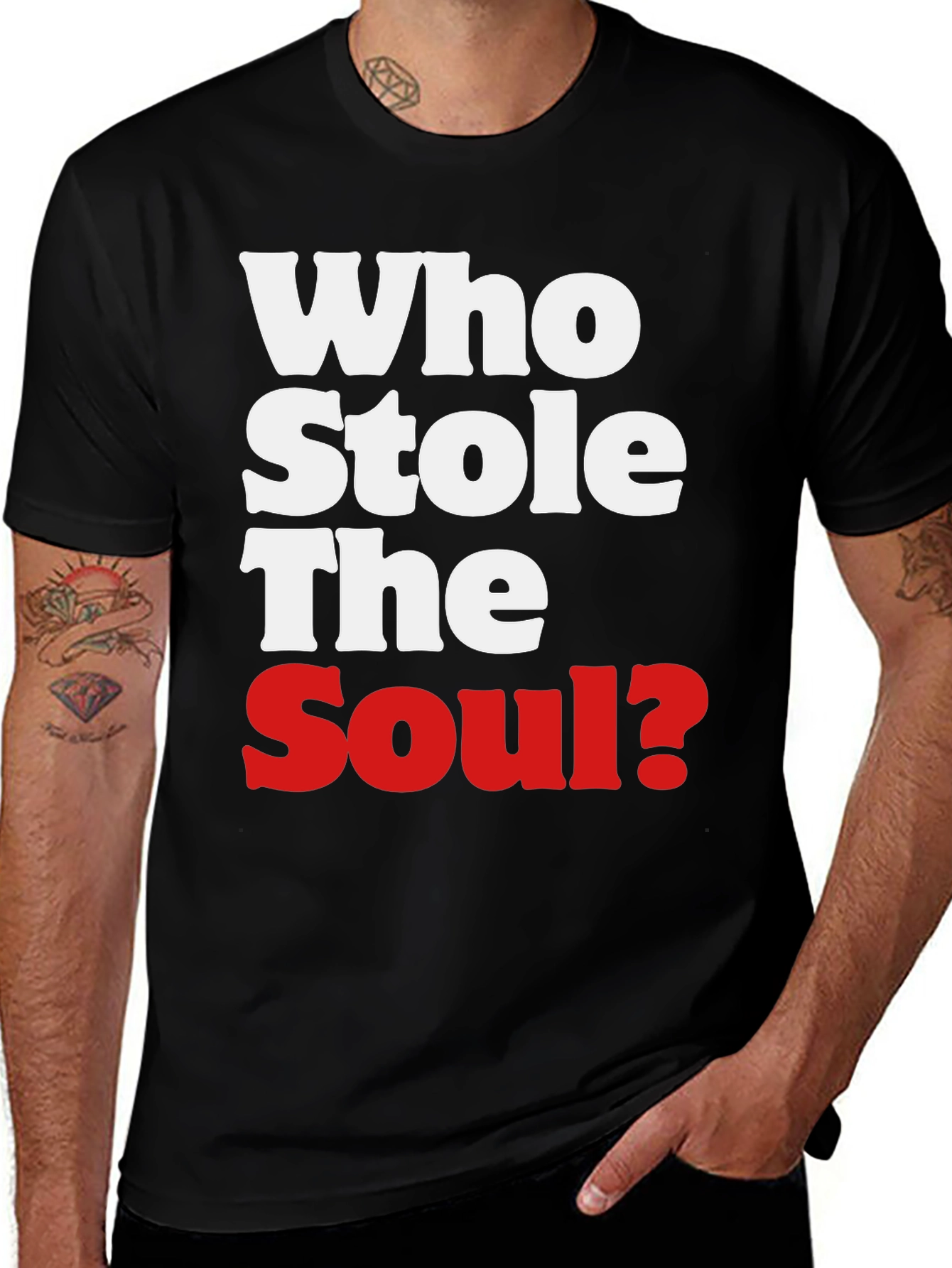 Who Stole The Soul T-Shirt - Black