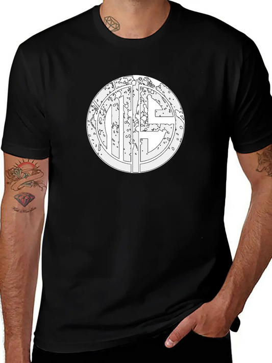 TMS Midnight Black LOGO Basic Graphic T-Shirt – Daily Comfort In Soft Cotton