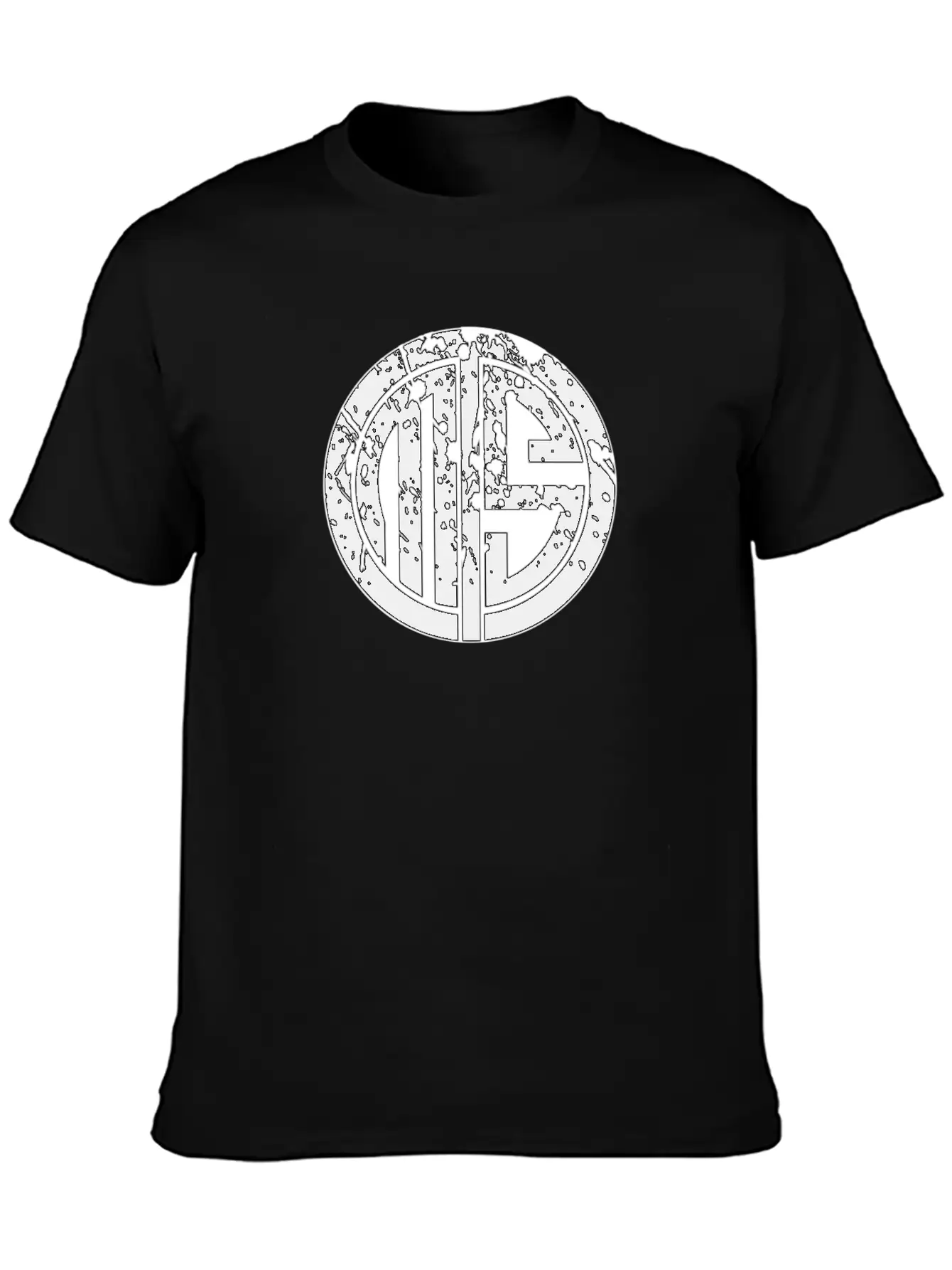 TMS Midnight Black LOGO Basic Graphic T-Shirt – Daily Comfort In Soft Cotton