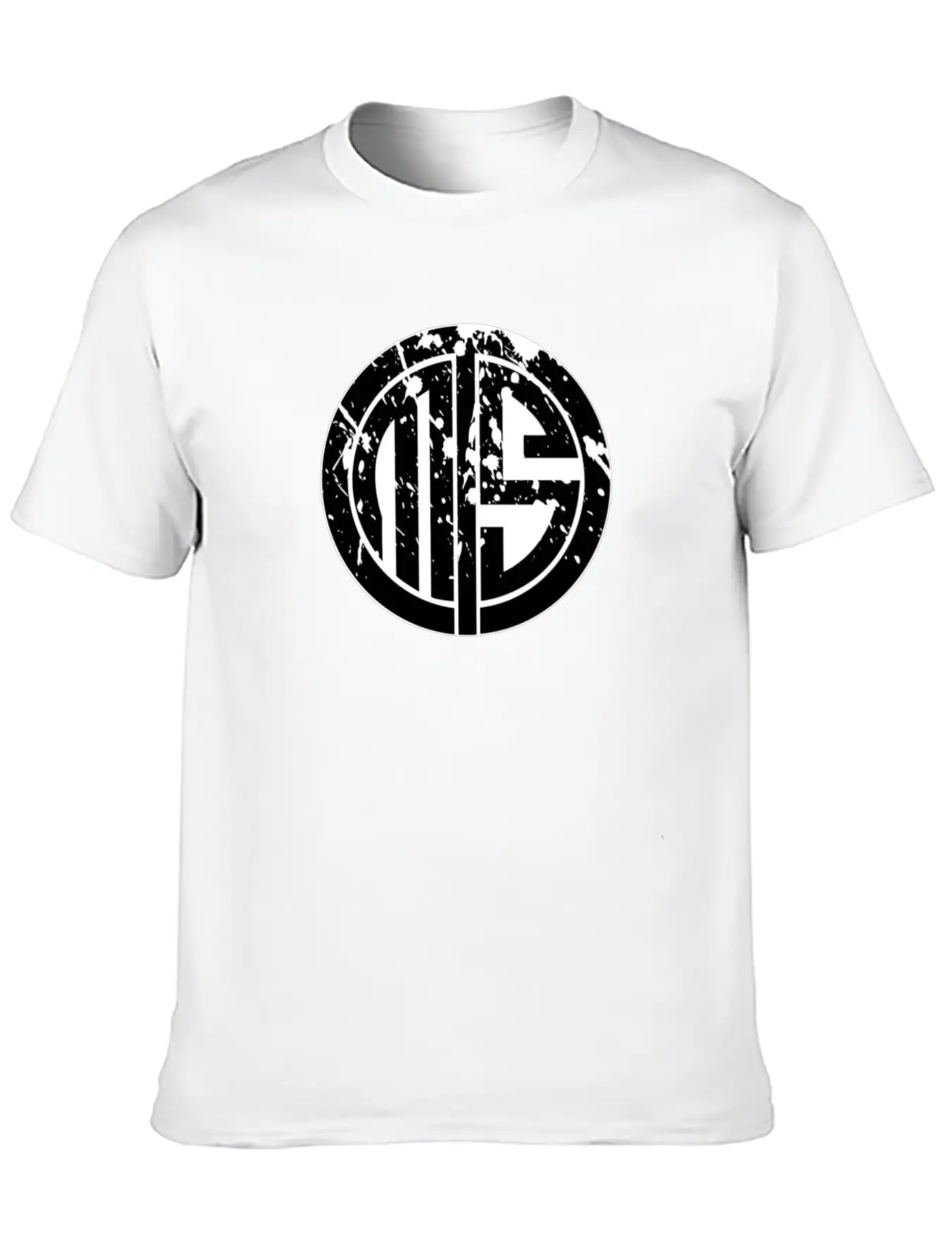 TMS Midnight Black LOGO Basic Graphic T-Shirt – Daily Comfort In Soft Cotton