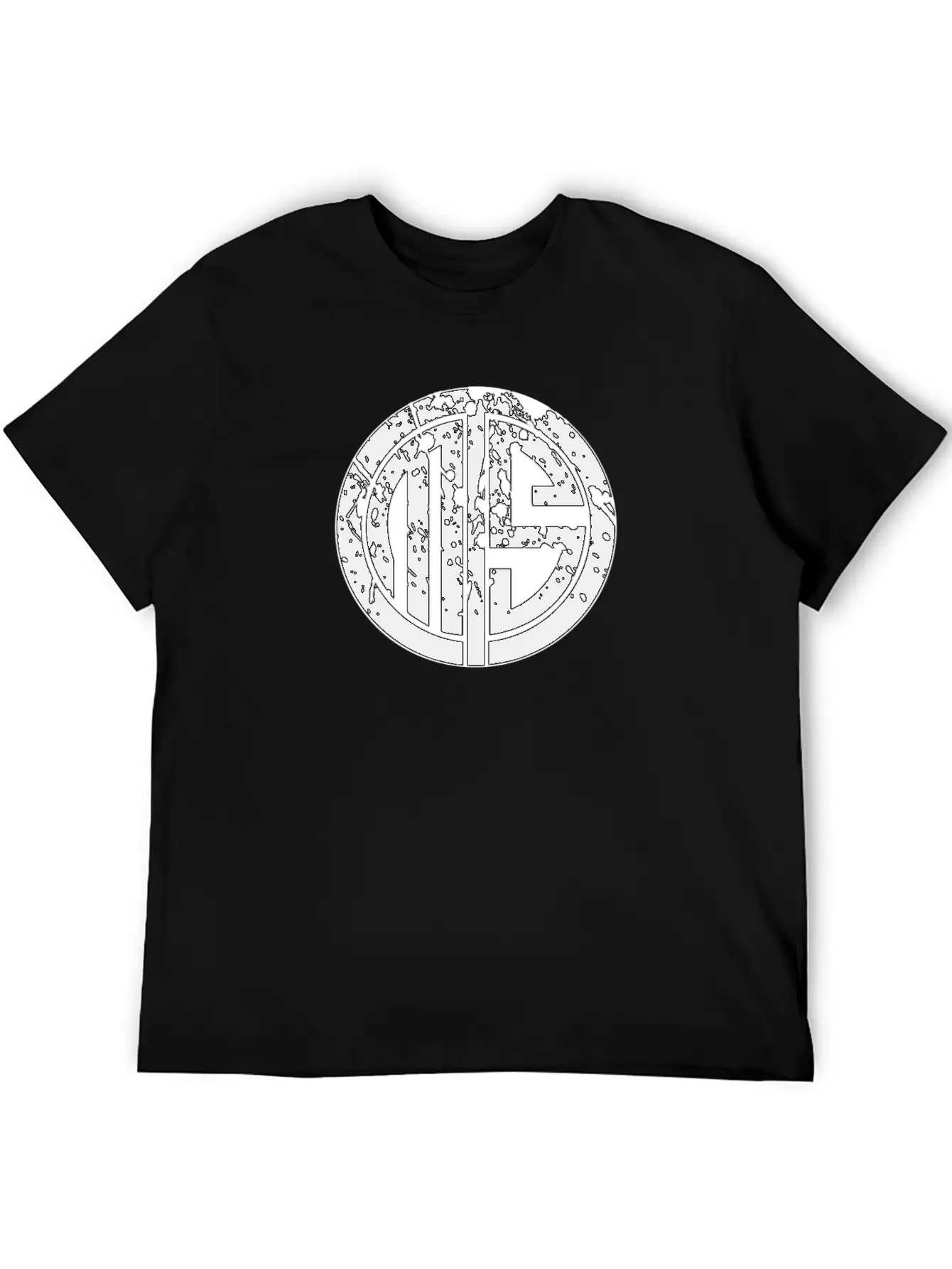 TMS Midnight Black LOGO Basic Graphic T-Shirt – Daily Comfort In Soft Cotton