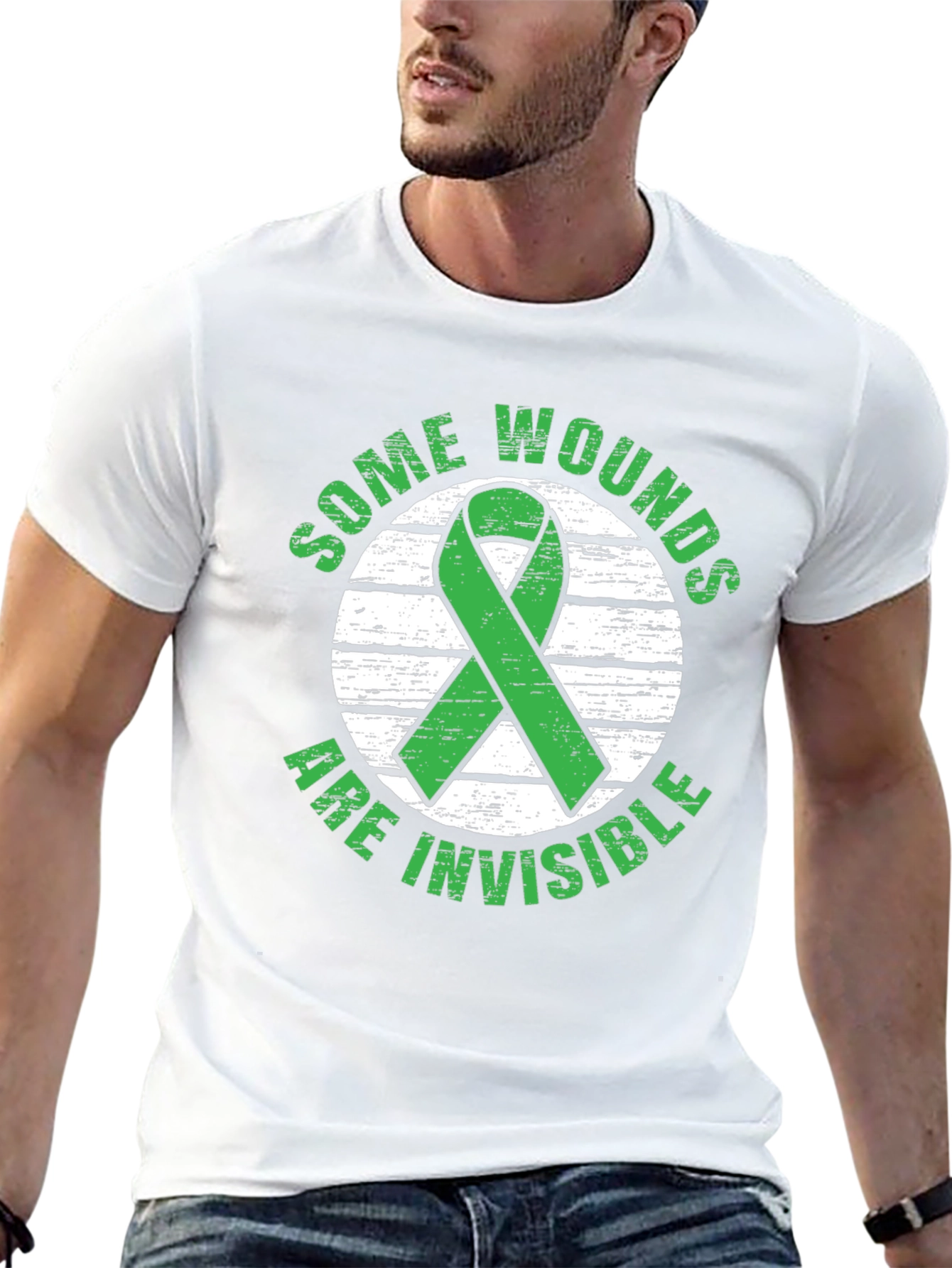 Some Wounds Invisible Awareness T-Shirt