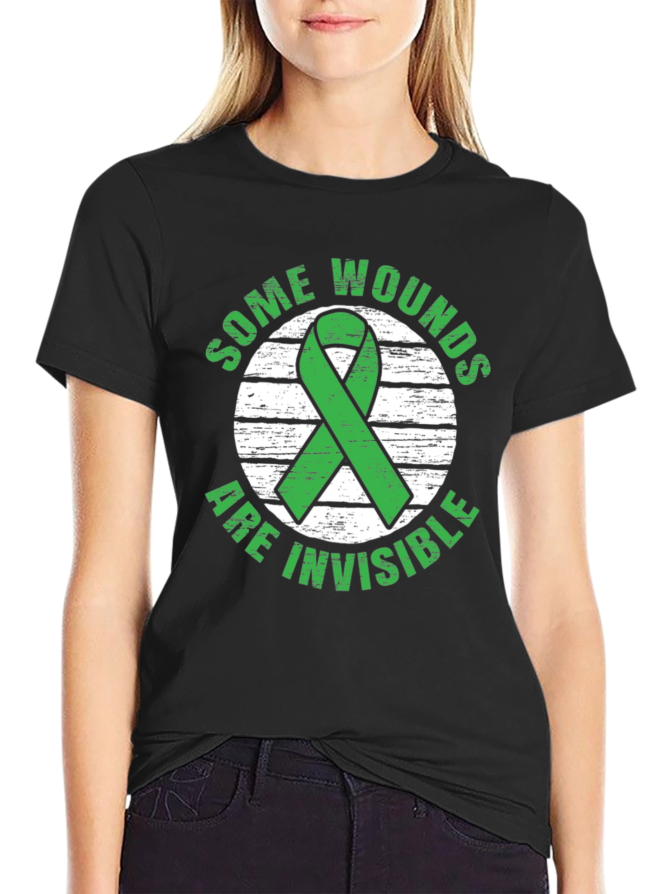 Some Wounds Invisible Awareness T-Shirt