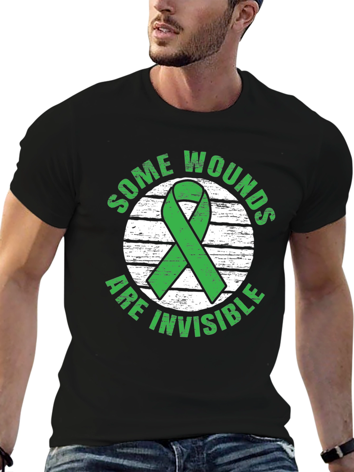 Some Wounds Invisible Awareness T-Shirt