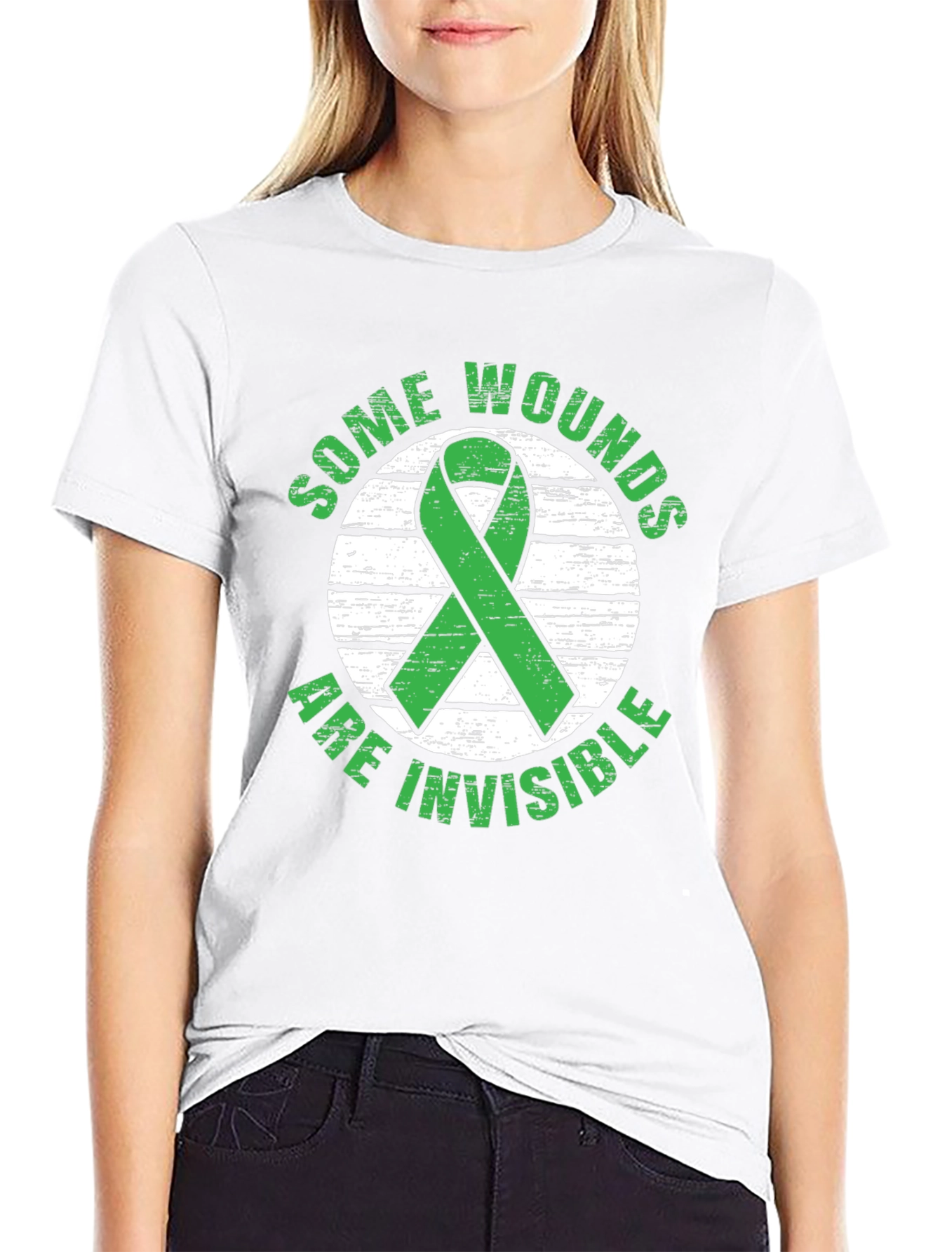 Some Wounds Invisible Awareness T-Shirt