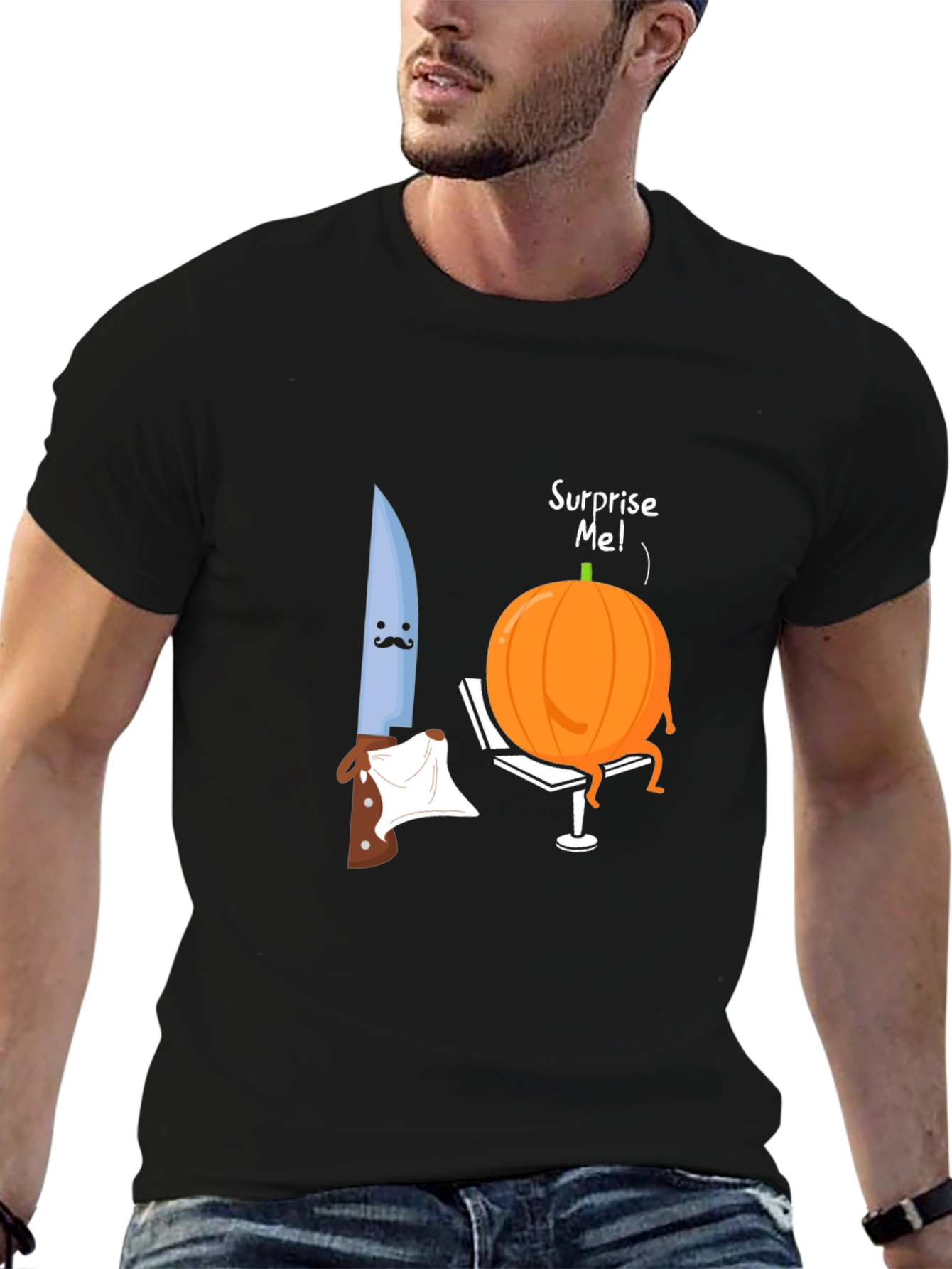 Funny Pumpkin T-Shirt - Halloween Humor