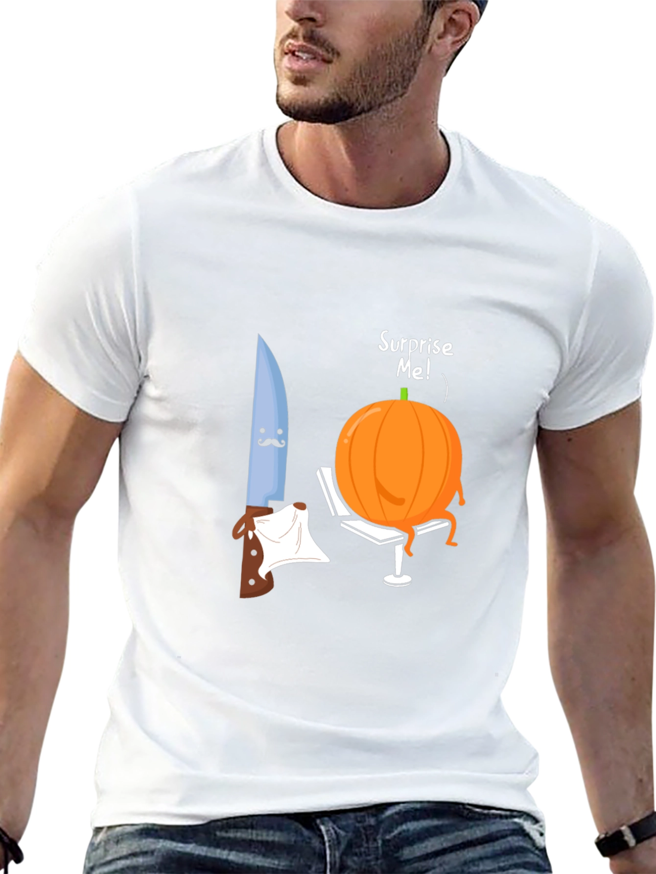 Funny Pumpkin T-Shirt - Halloween Humor