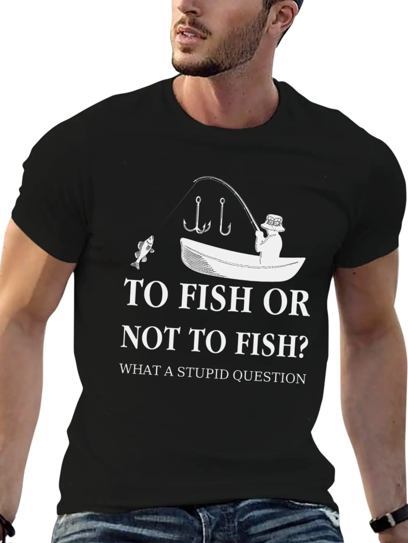 To Fish Or Not To Fish Essential Unisex Summer Tee – Soft Cotton Casual Fit