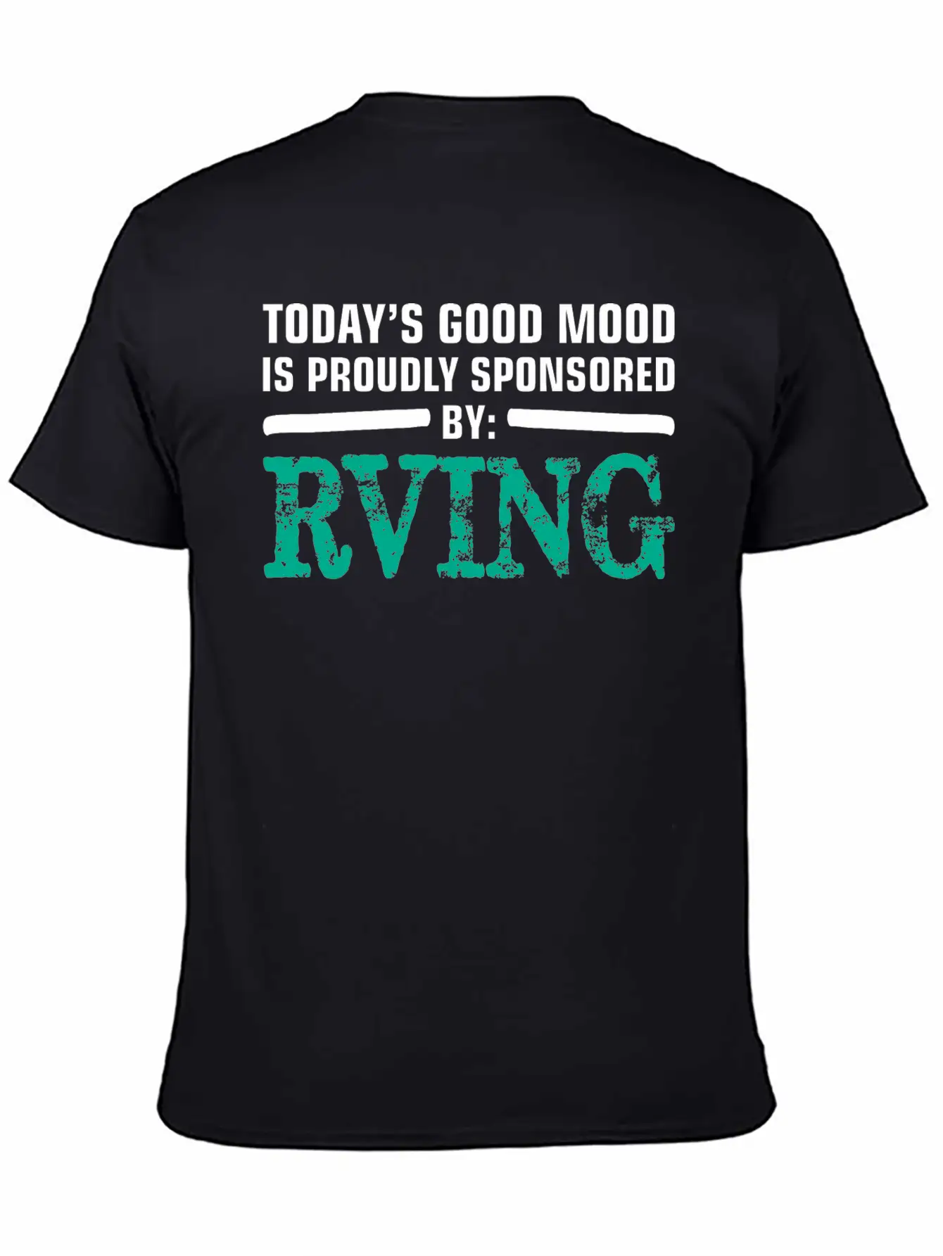Todays Good Mood Proudly Sponsored Rving Timeless Short Sleeve Tee – Comfy And Minimalist Design