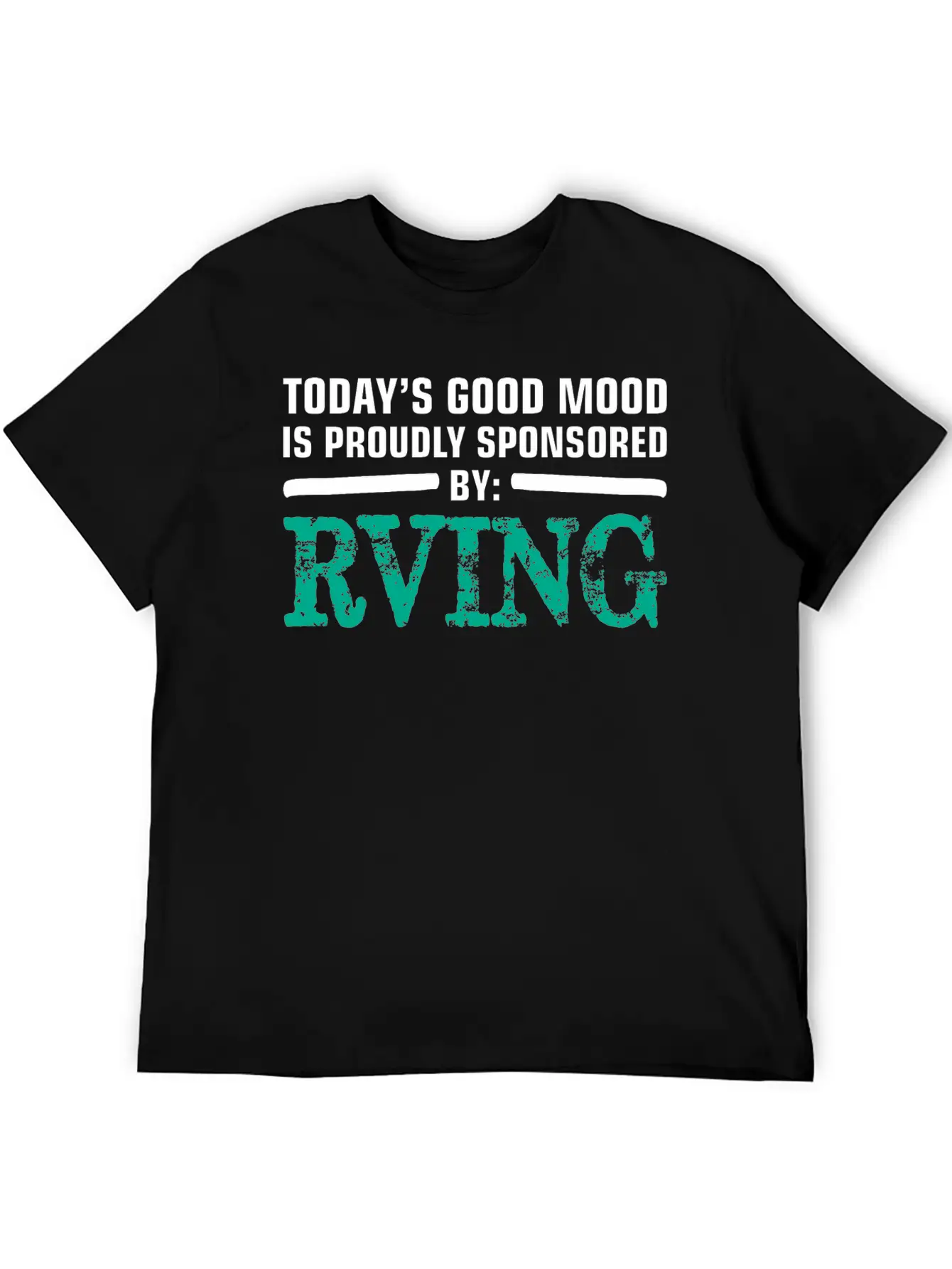 Todays Good Mood Proudly Sponsored Rving Timeless Short Sleeve Tee – Comfy And Minimalist Design