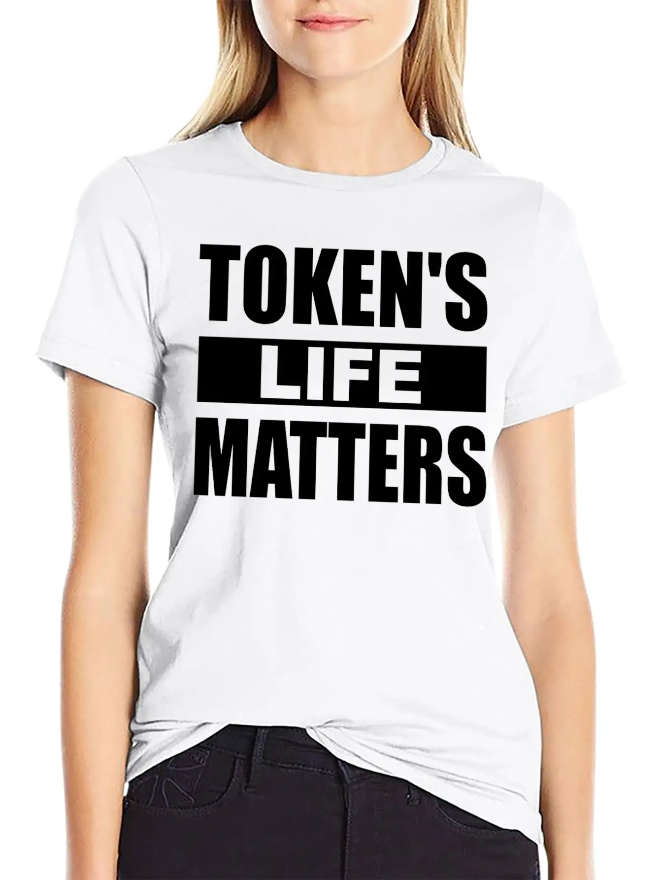 Token's Life Matters Funny Essential Unisex Summer Tee – Soft Cotton Casual Fit