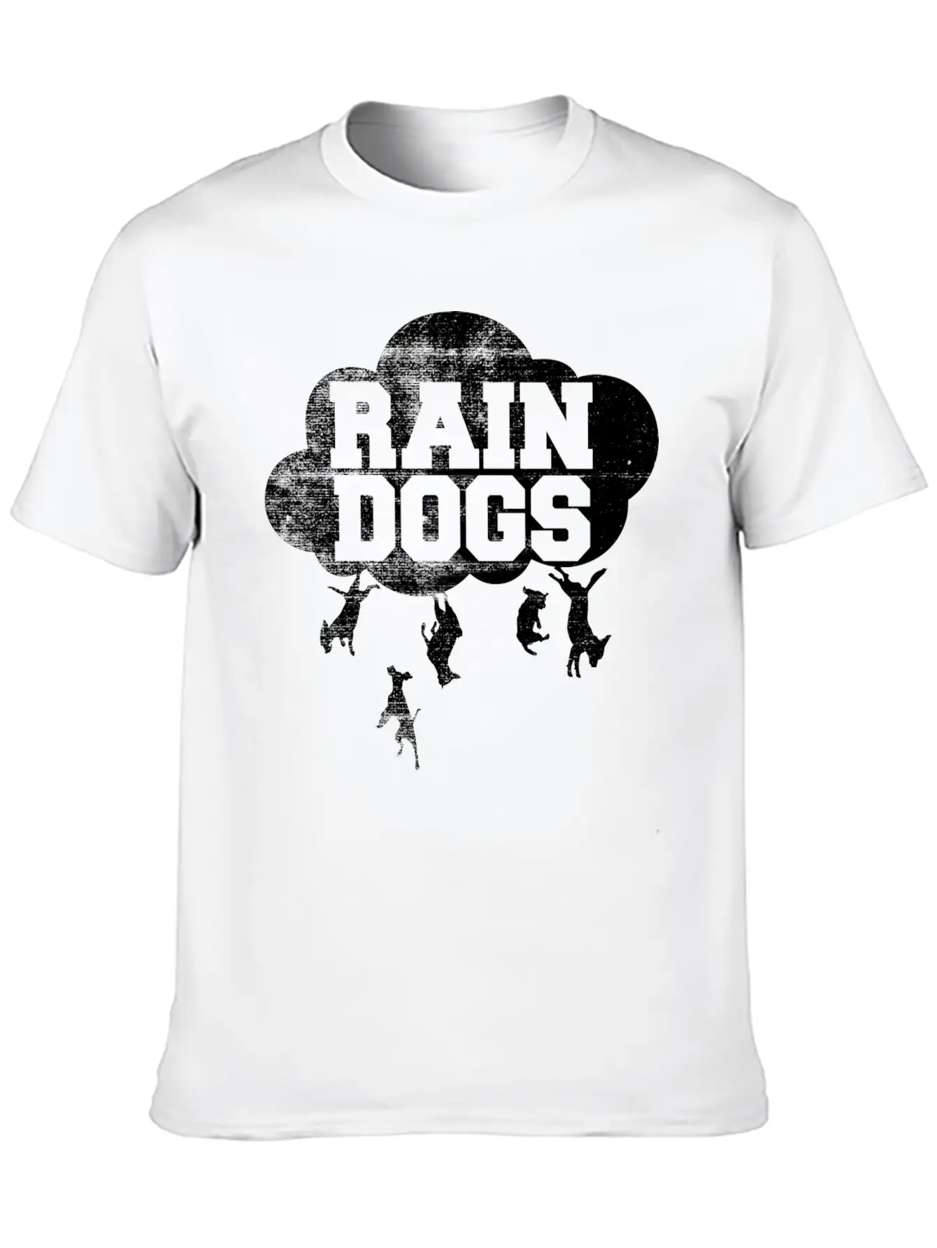 Tom Waits Rain Dogs Unisex Short Sleeve Soft Cotton T-Shirt – Casual Everyday Wear