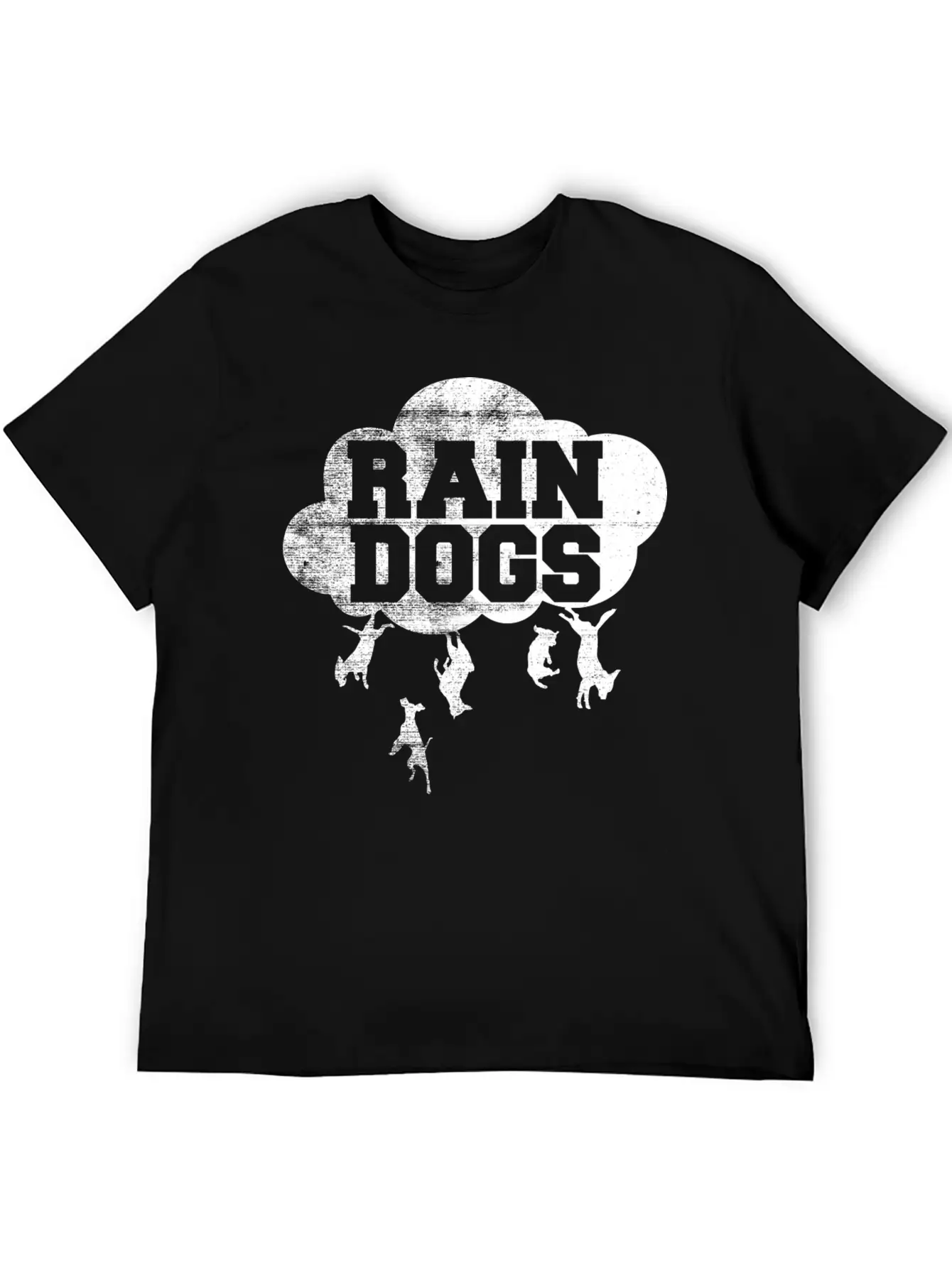 Tom Waits Rain Dogs Unisex Short Sleeve Soft Cotton T-Shirt – Casual Everyday Wear