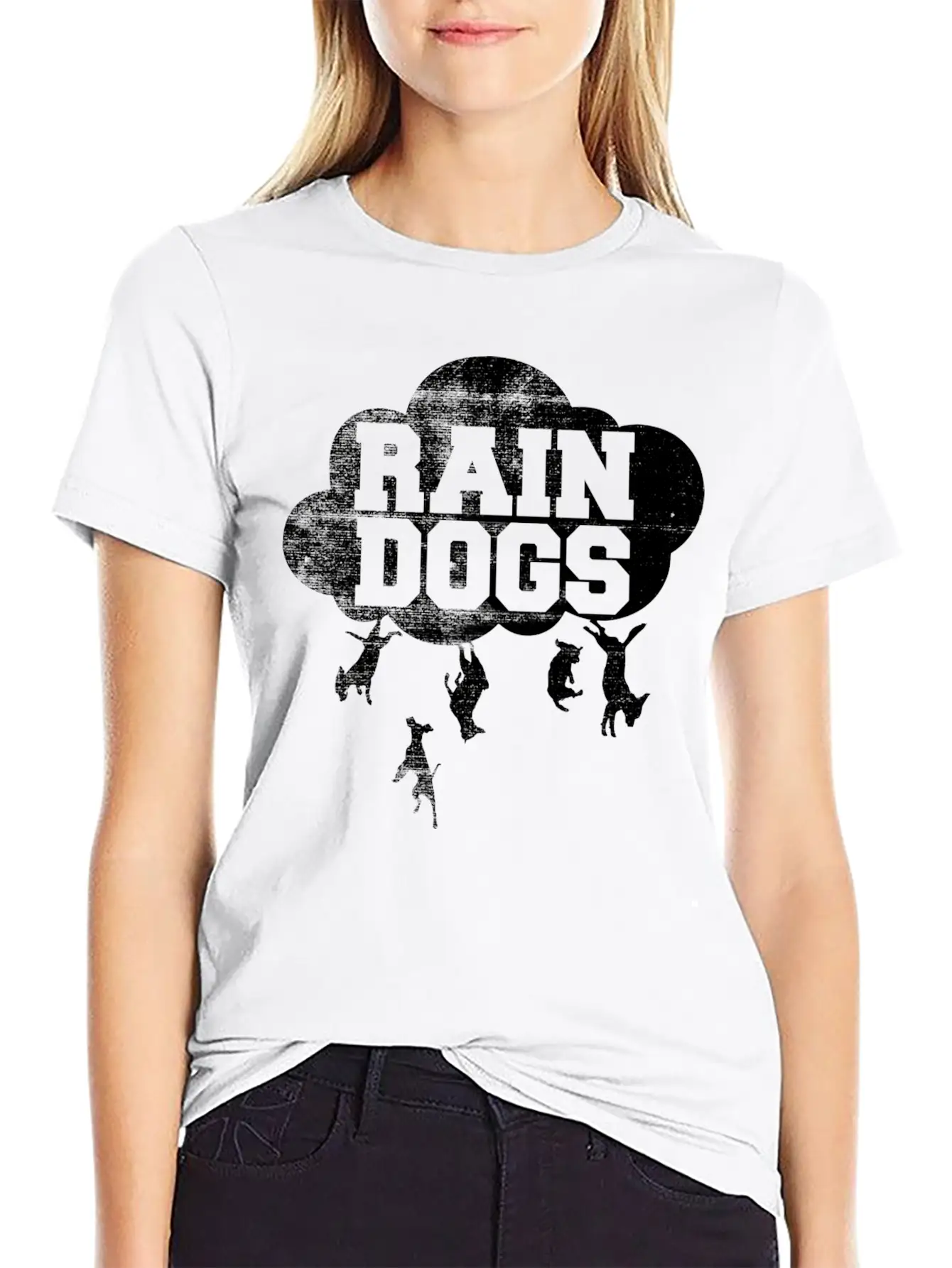 Tom Waits Rain Dogs Unisex Short Sleeve Soft Cotton T-Shirt – Casual Everyday Wear