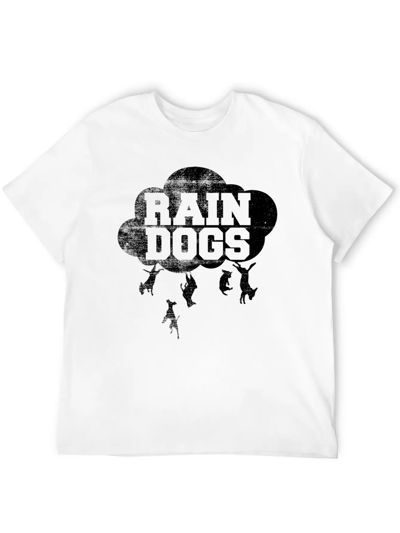 Tom Waits Rain Dogs Unisex Short Sleeve Soft Cotton T-Shirt – Casual Everyday Wear