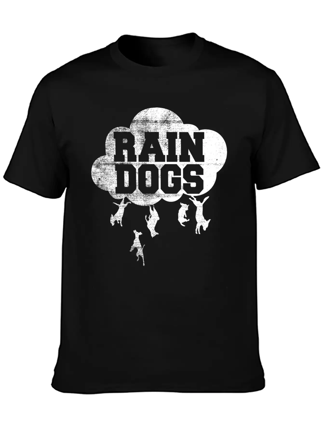 Tom Waits Rain Dogs Unisex Short Sleeve Soft Cotton T-Shirt – Casual Everyday Wear