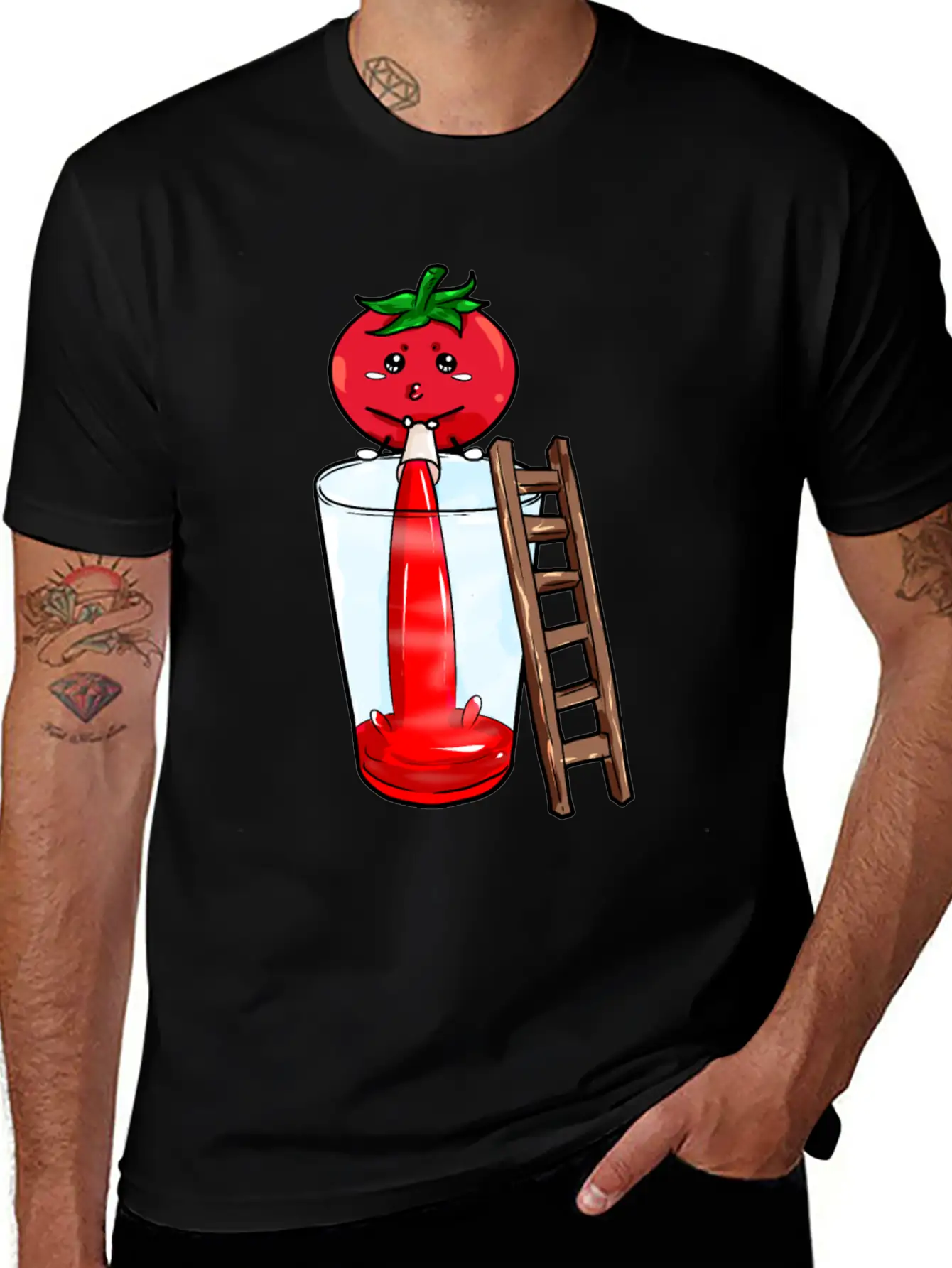 Tomato Pees Tomatojuice Essential Unisex Summer Tee – Soft Cotton Casual Fit