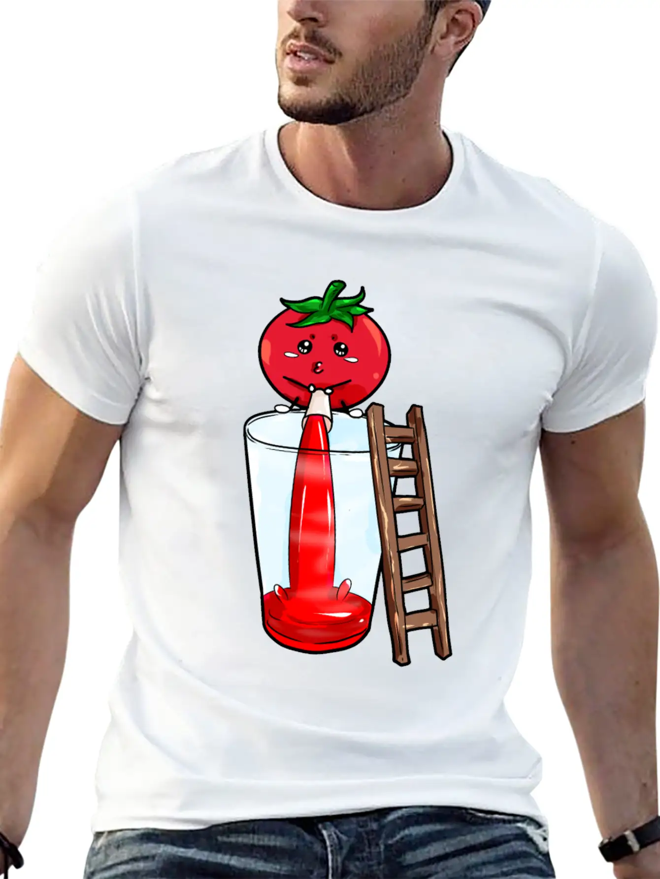 Tomato Pees Tomatojuice Essential Unisex Summer Tee – Soft Cotton Casual Fit