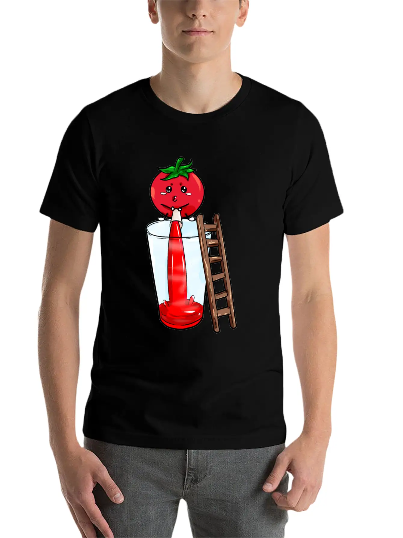 Tomato Pees Tomatojuice Essential Unisex Summer Tee – Soft Cotton Casual Fit