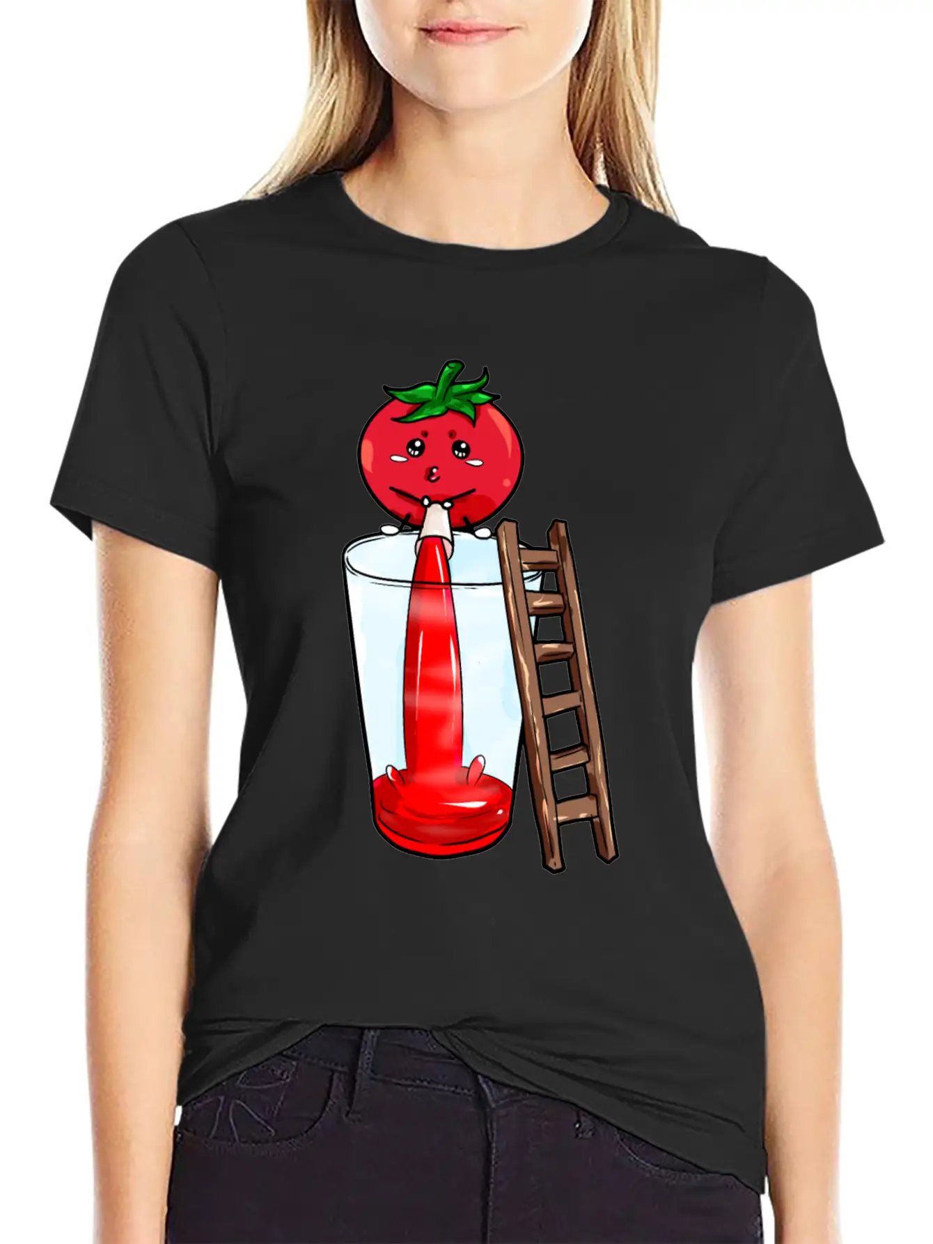 Tomato Pees Tomatojuice Essential Unisex Summer Tee – Soft Cotton Casual Fit