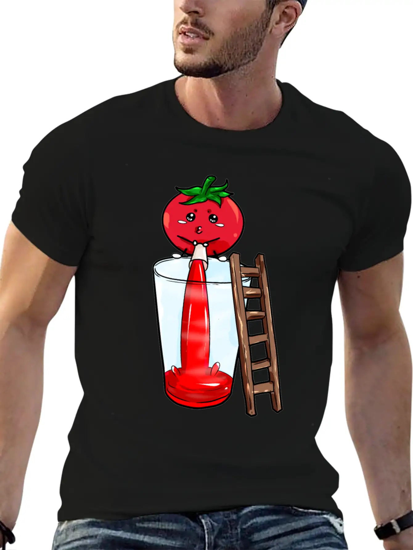 Tomato Pees Tomatojuice Essential Unisex Summer Tee – Soft Cotton Casual Fit