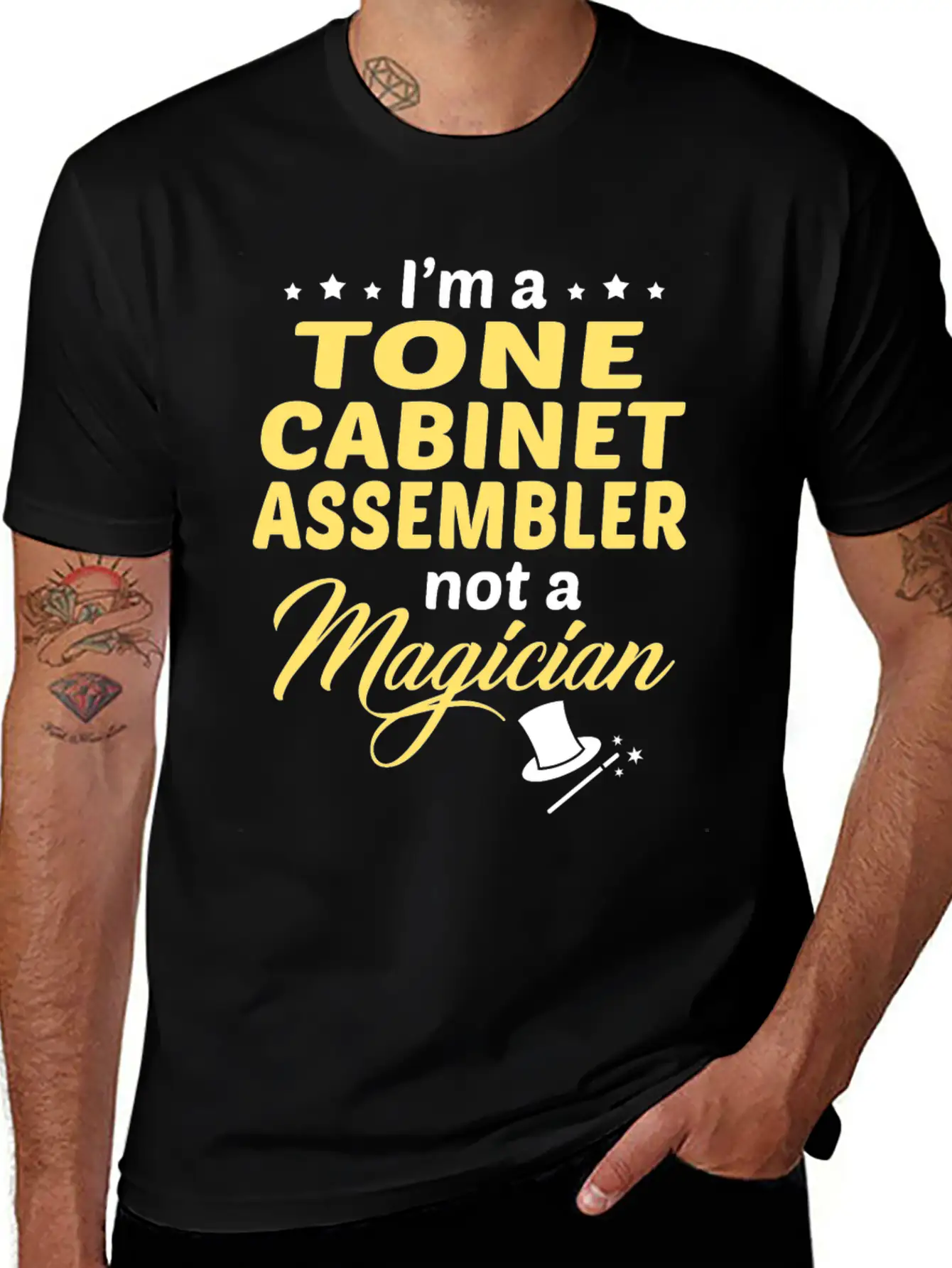 Tone Cabinet Assembler Unisex Short Sleeve Soft Cotton T-Shirt – Casual Everyday Wear