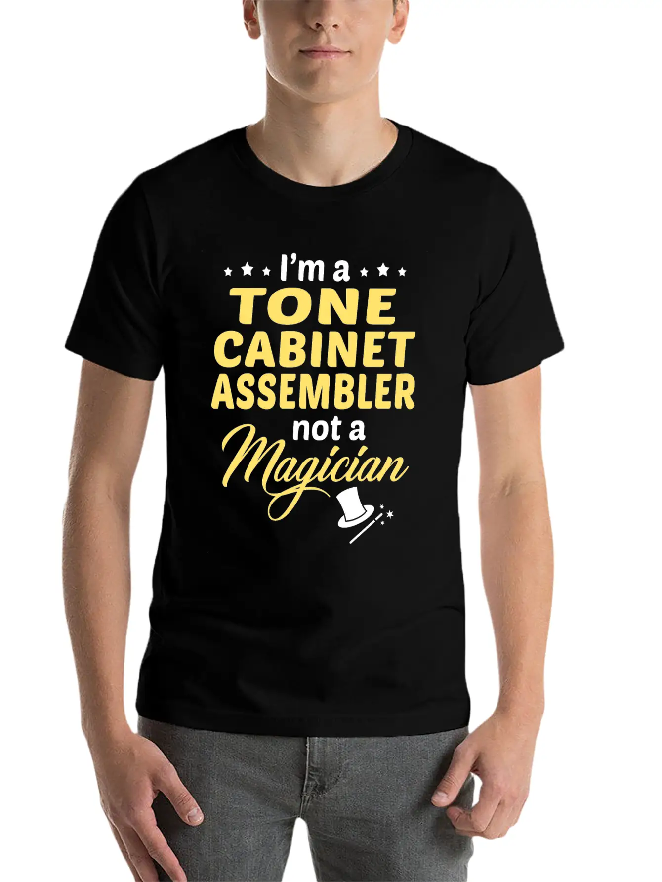 Tone Cabinet Assembler Unisex Short Sleeve Soft Cotton T-Shirt – Casual Everyday Wear
