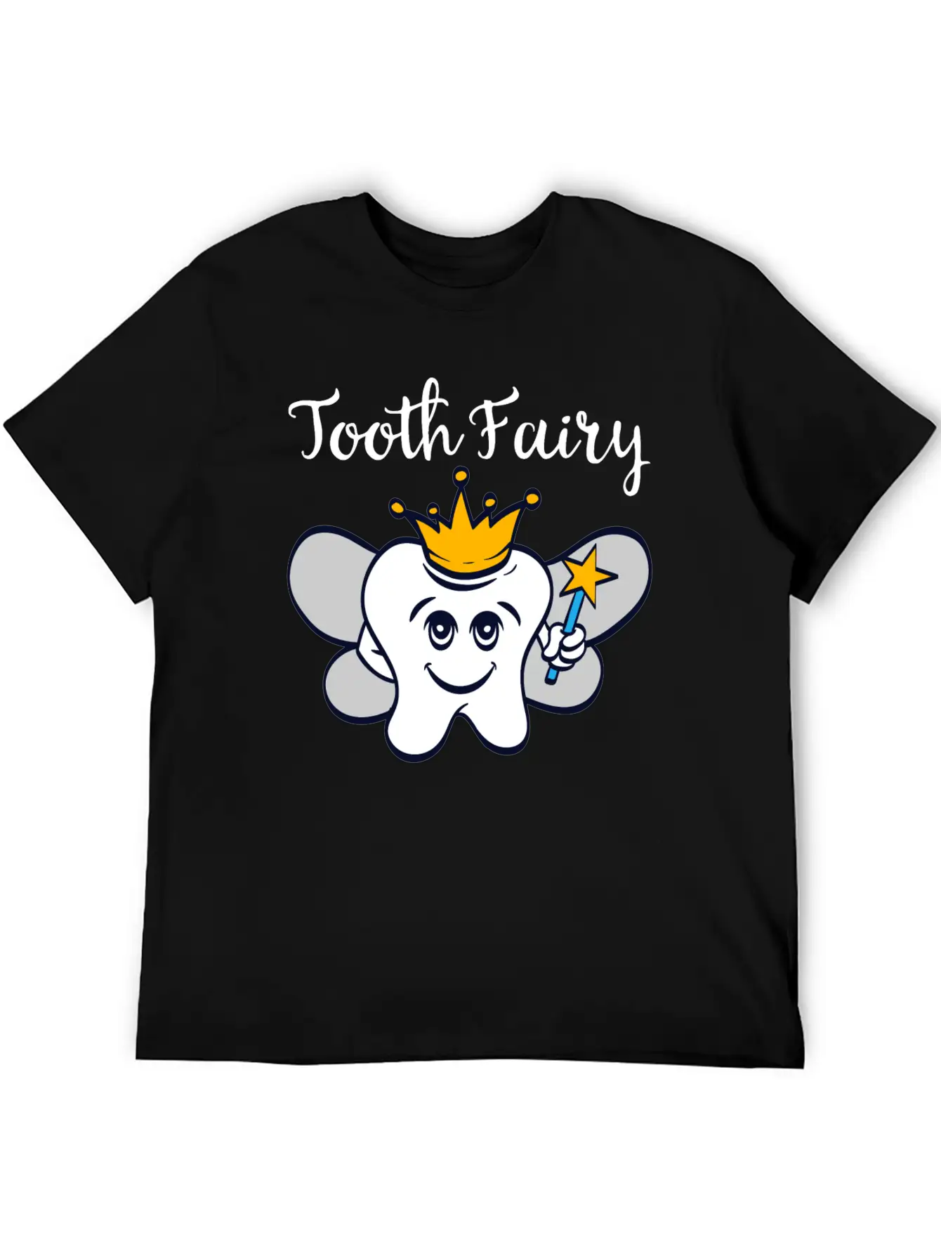Tooth Fairy A Cute White Teeth Great Gift For Basic Graphic T-Shirt – Daily Comfort In Soft Cotton