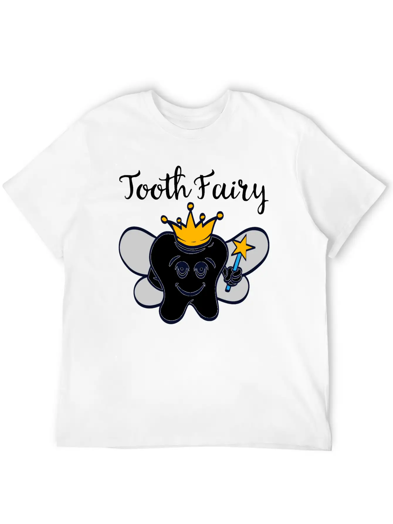 Tooth Fairy A Cute White Teeth Great Gift For Basic Graphic T-Shirt – Daily Comfort In Soft Cotton