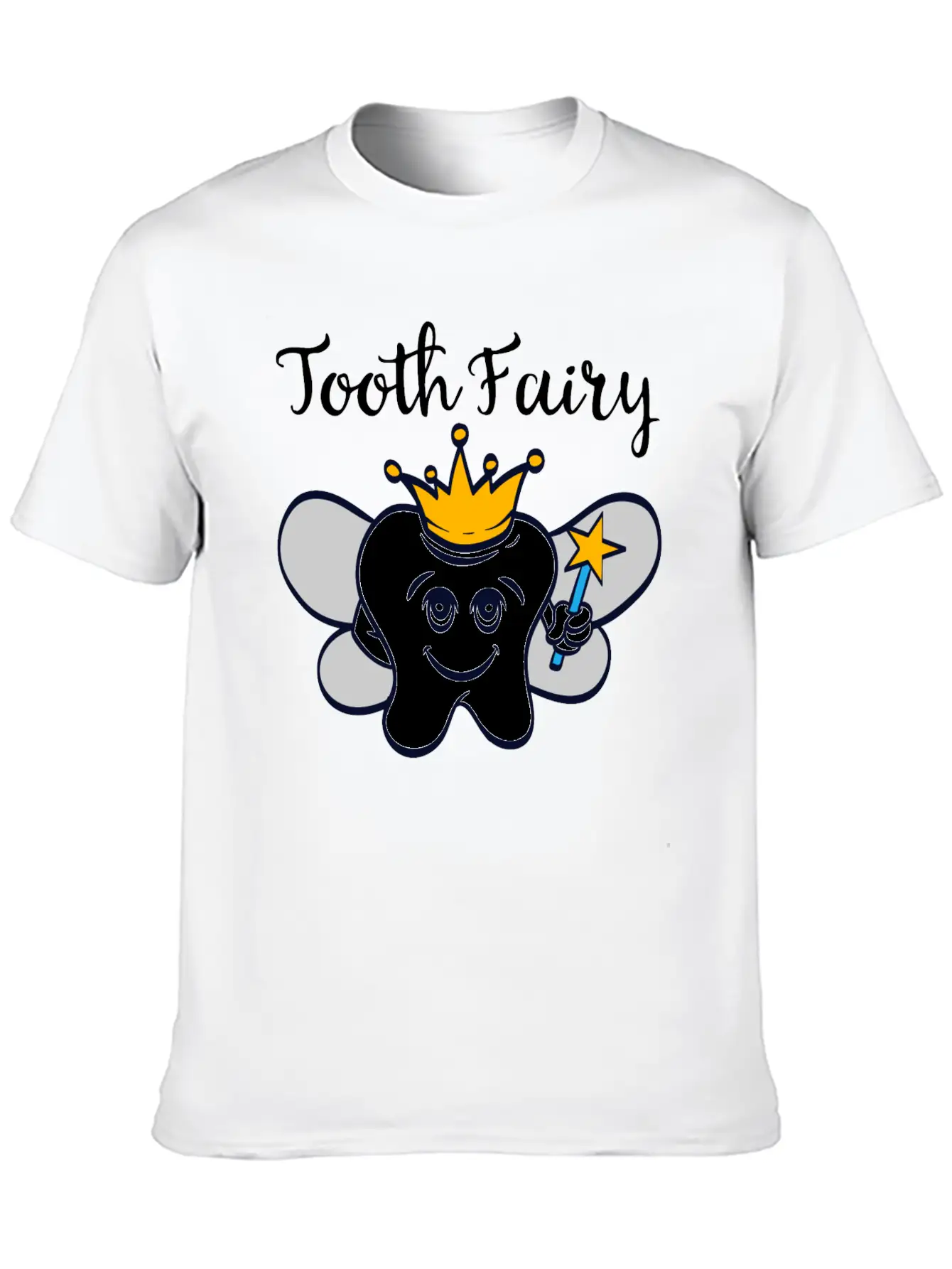 Tooth Fairy A Cute White Teeth Great Gift For Basic Graphic T-Shirt – Daily Comfort In Soft Cotton