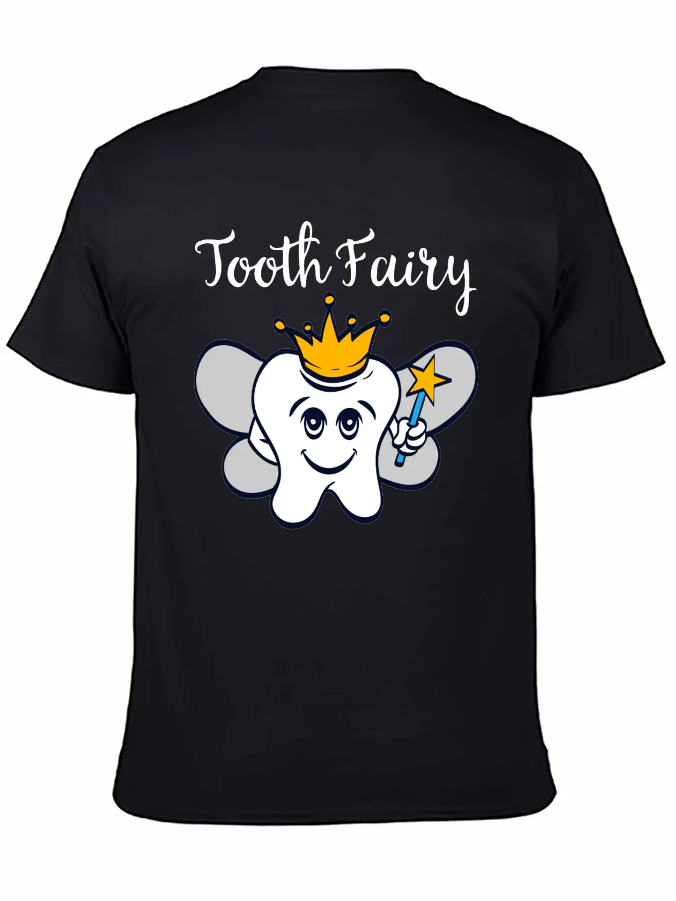 Tooth Fairy A Cute White Teeth Great Gift For Basic Graphic T-Shirt – Daily Comfort In Soft Cotton