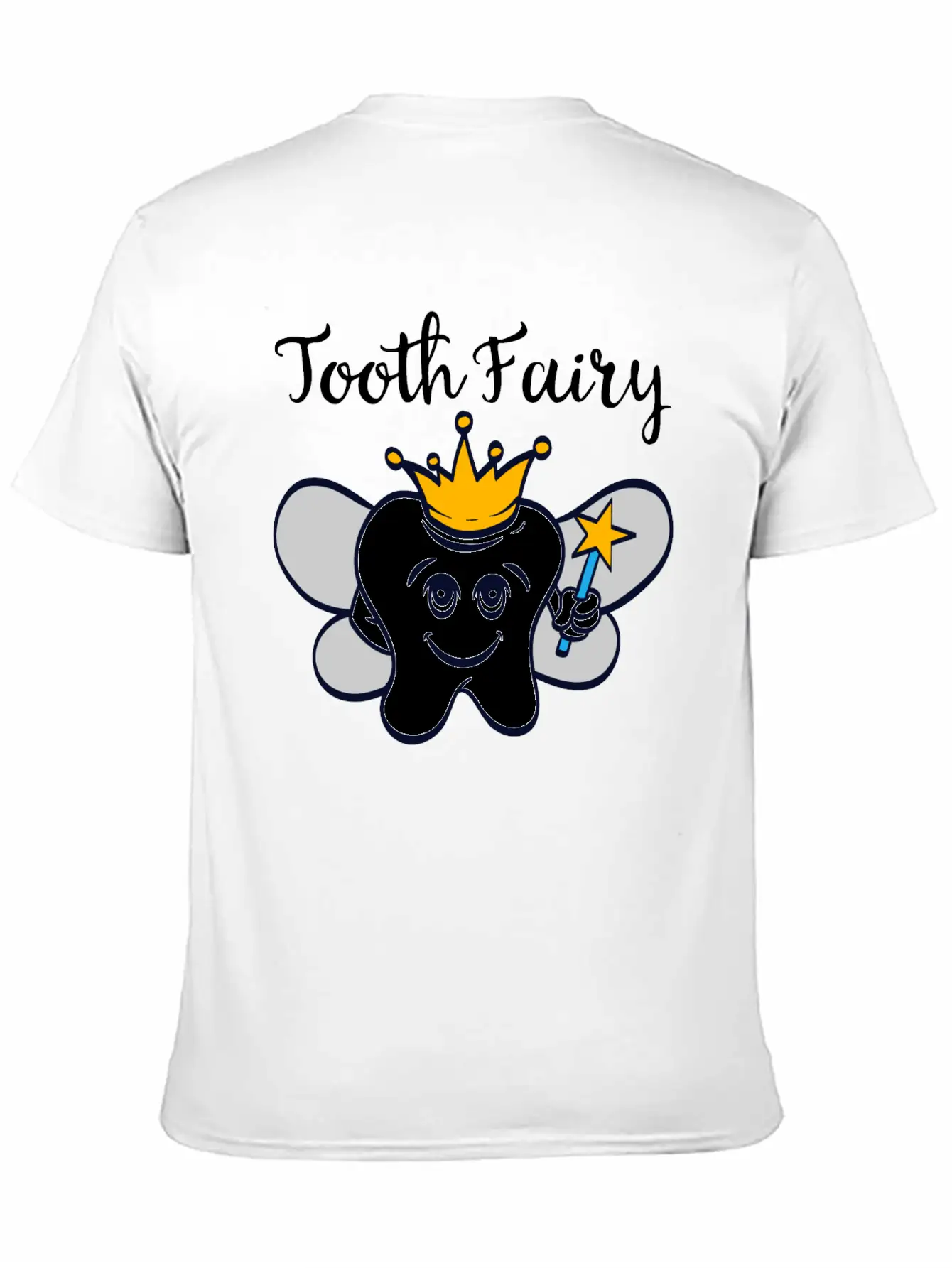 Tooth Fairy A Cute White Teeth Great Gift For Basic Graphic T-Shirt – Daily Comfort In Soft Cotton