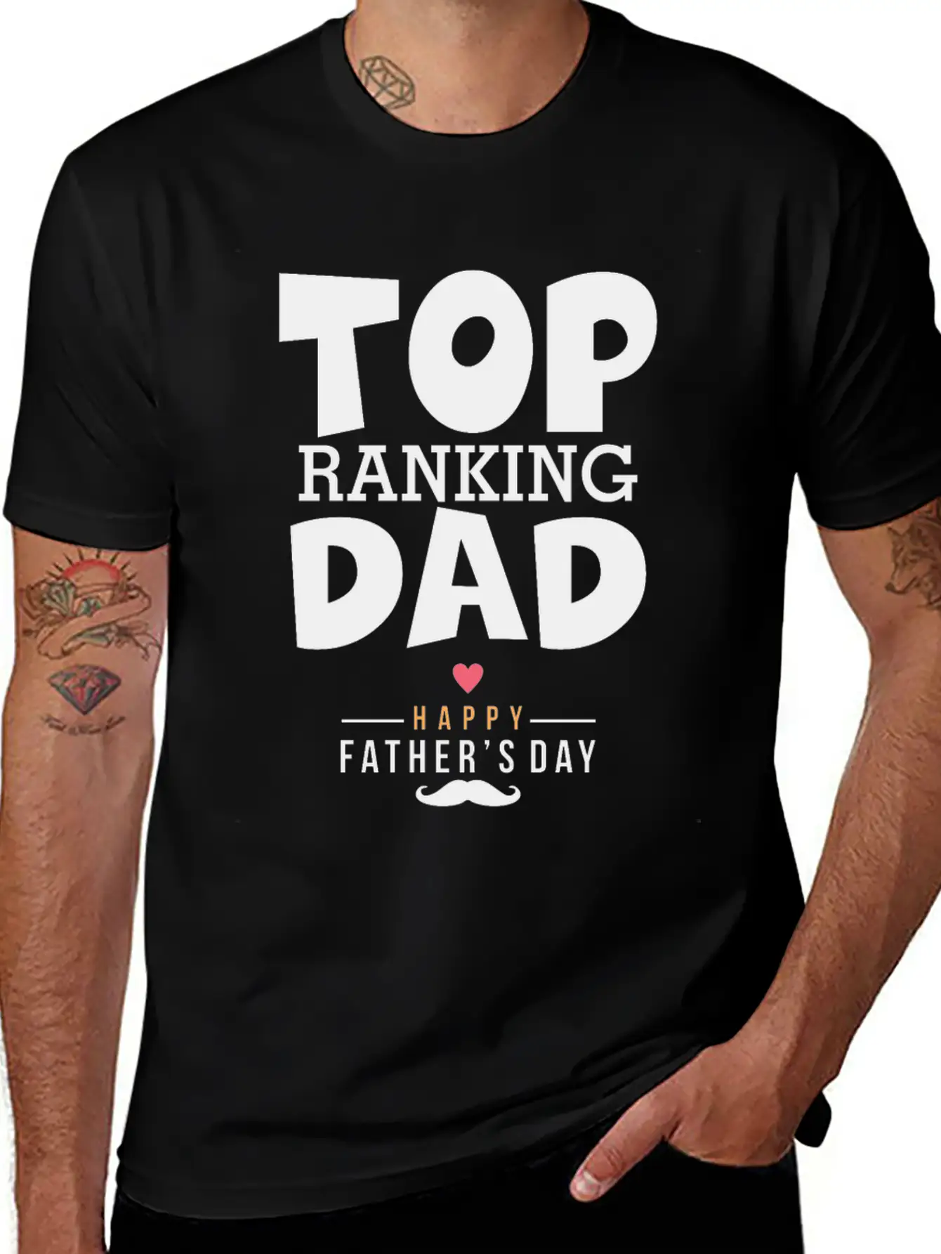 Top Ranking Dad Comfortable Minimalist Graphic Tee – Summer Style Essential