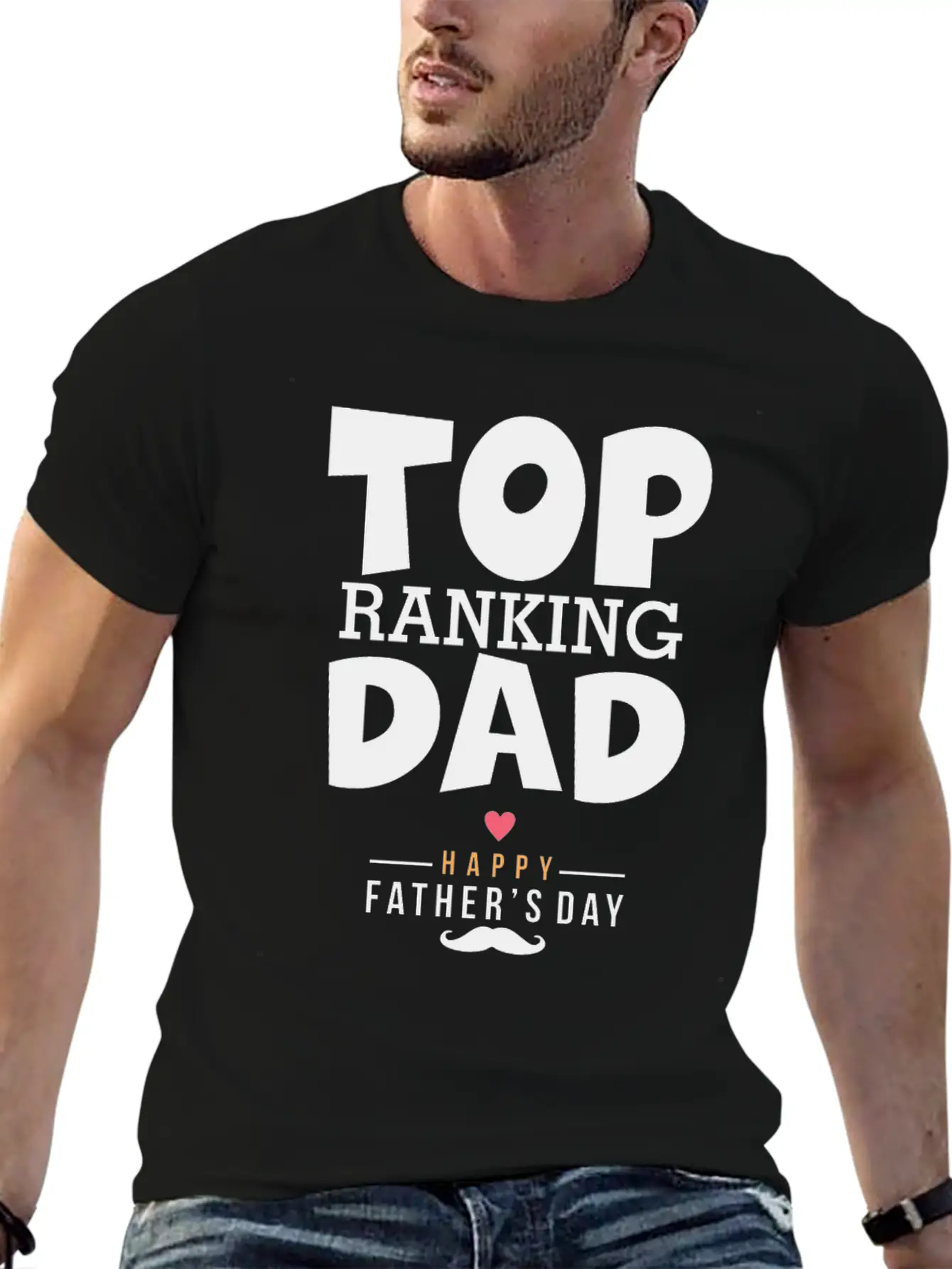 Top Ranking Dad Comfortable Minimalist Graphic Tee – Summer Style Essential