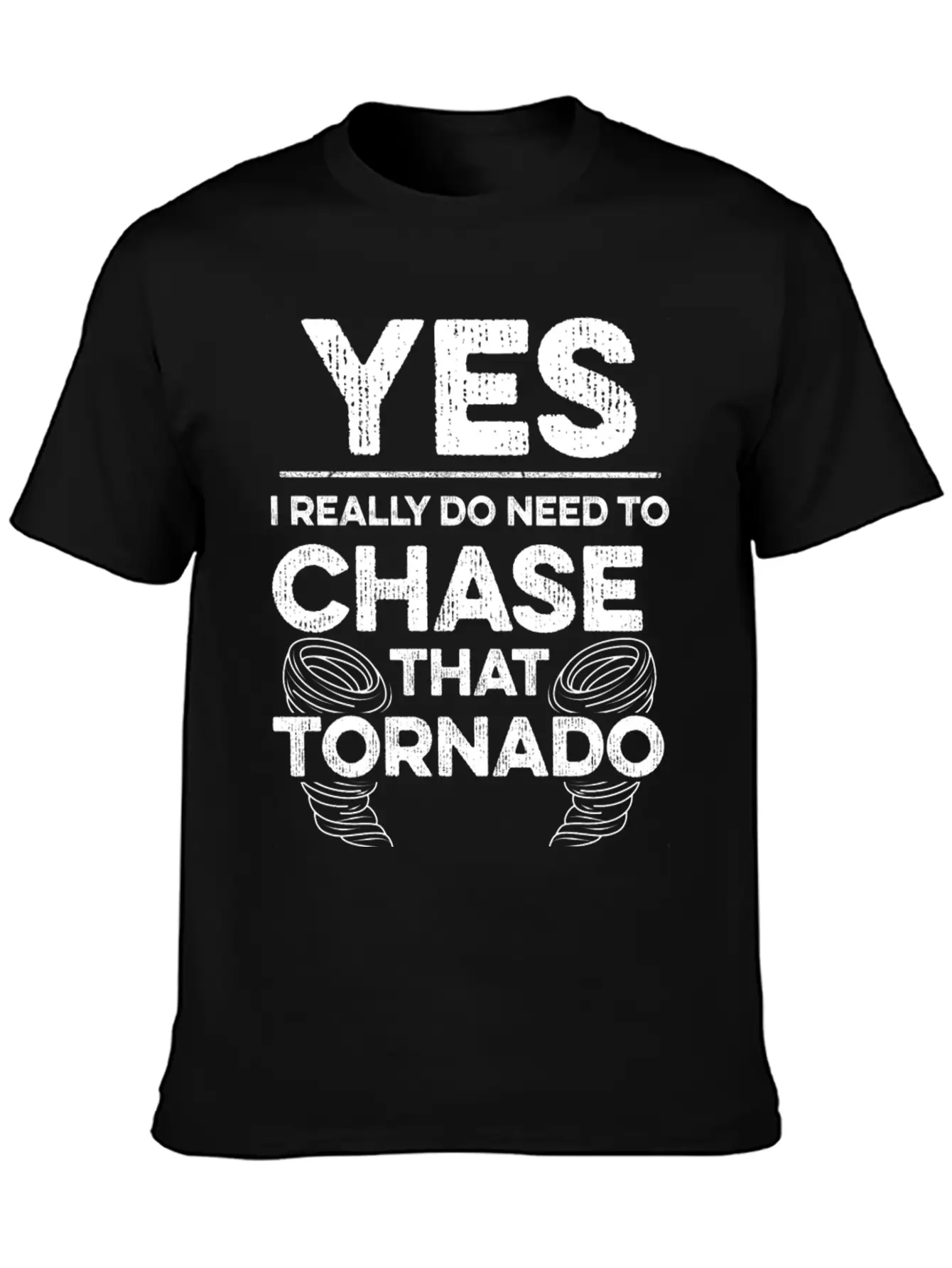 Tornado Chasing Design For A Storm Spotter Unisex Short Sleeve Soft Cotton T-Shirt – Casual Everyday Wear