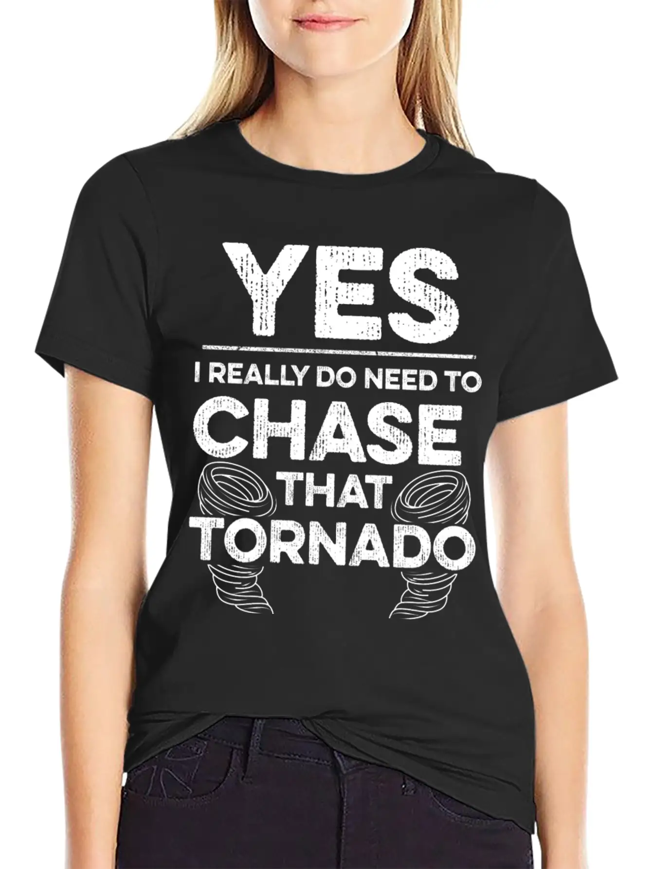 Tornado Chasing Design For A Storm Spotter Unisex Short Sleeve Soft Cotton T-Shirt – Casual Everyday Wear