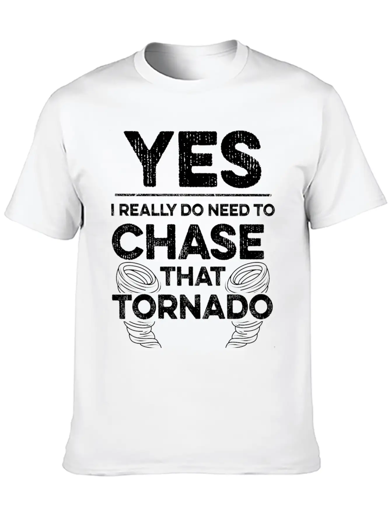 Tornado Chasing Design For A Storm Spotter Unisex Short Sleeve Soft Cotton T-Shirt – Casual Everyday Wear