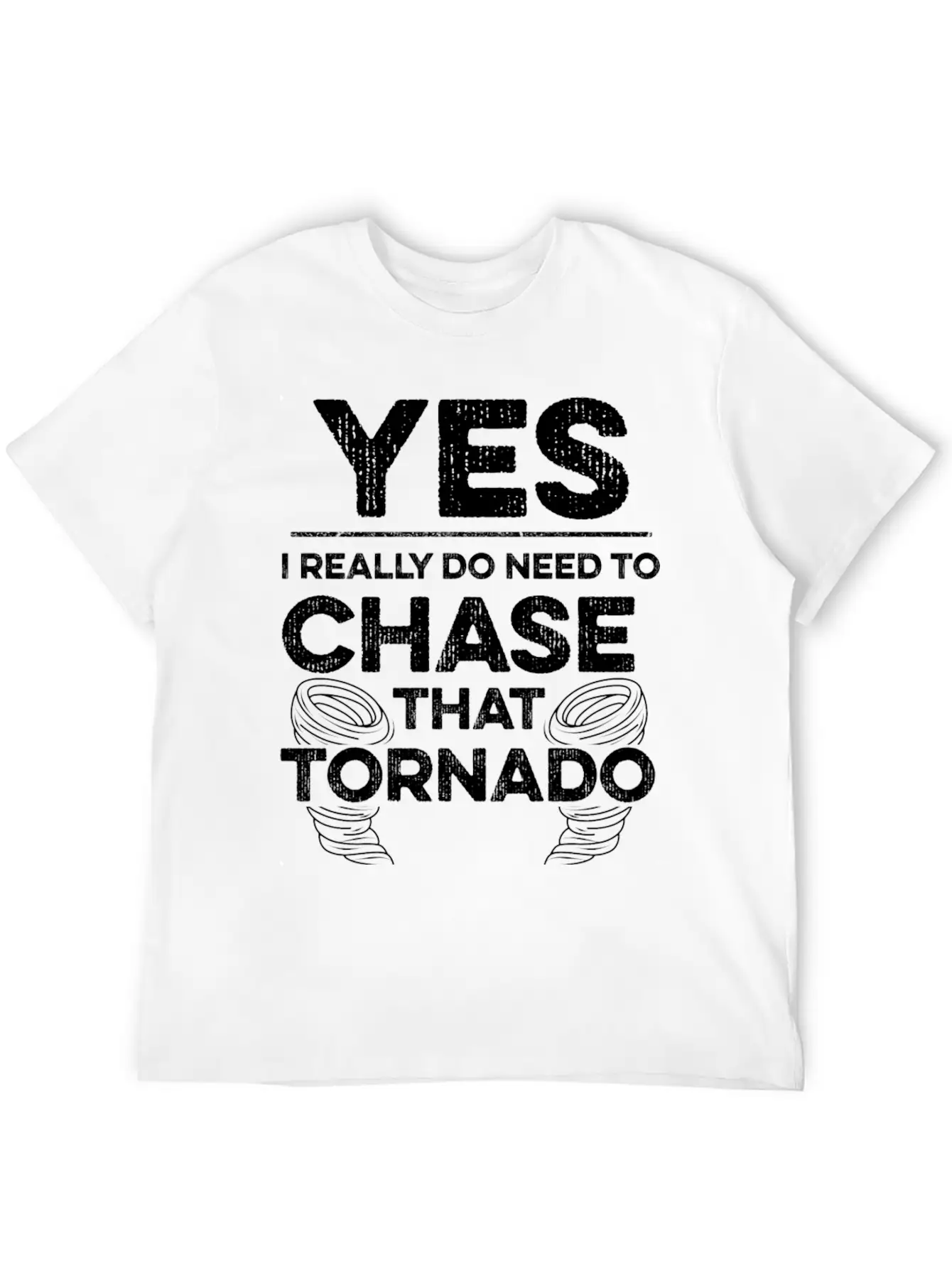 Tornado Chasing Design For A Storm Spotter Unisex Short Sleeve Soft Cotton T-Shirt – Casual Everyday Wear