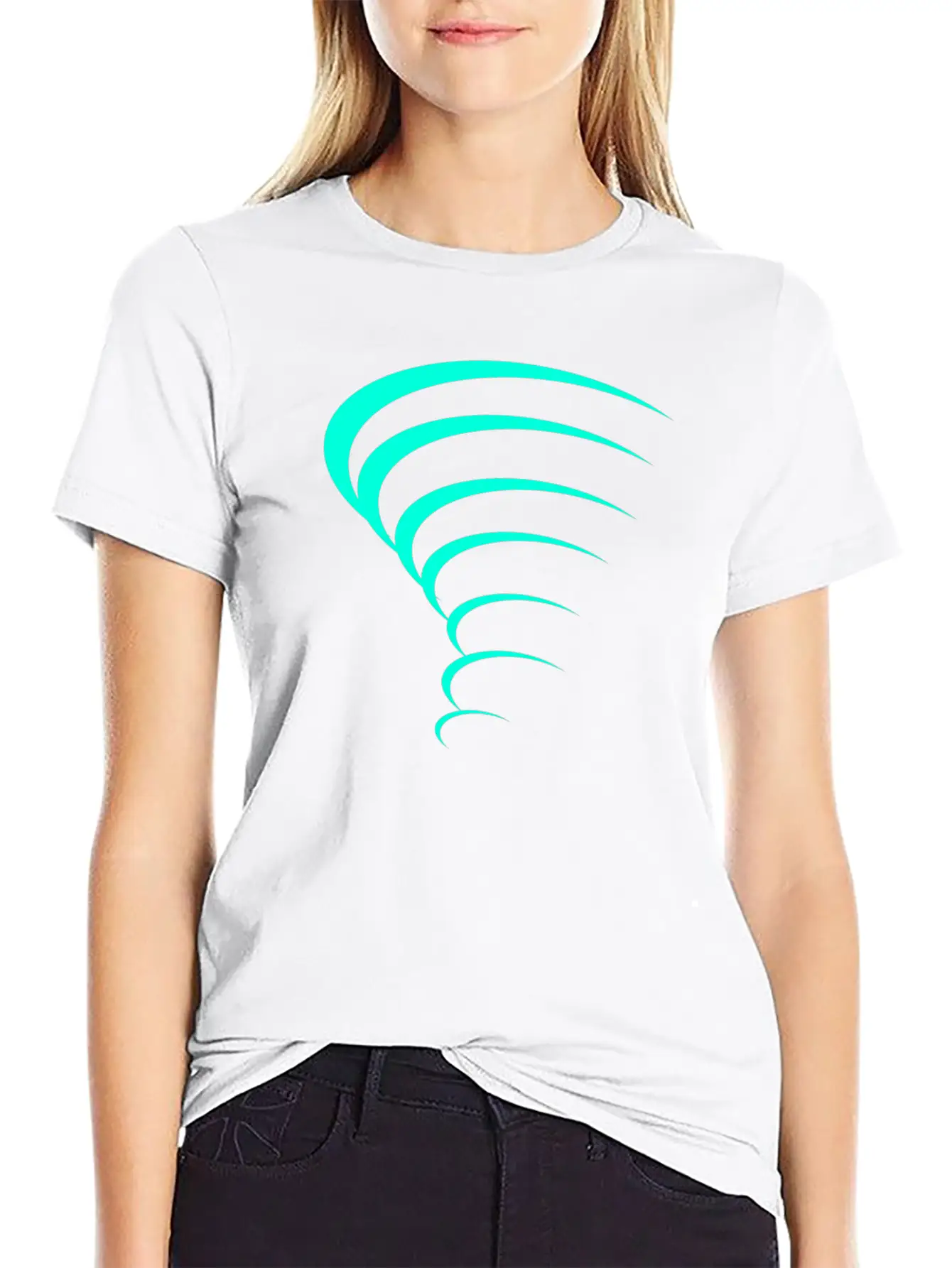 Tornado Design Stylish Everyday T-Shirt – Unisex Basic Cotton Tee