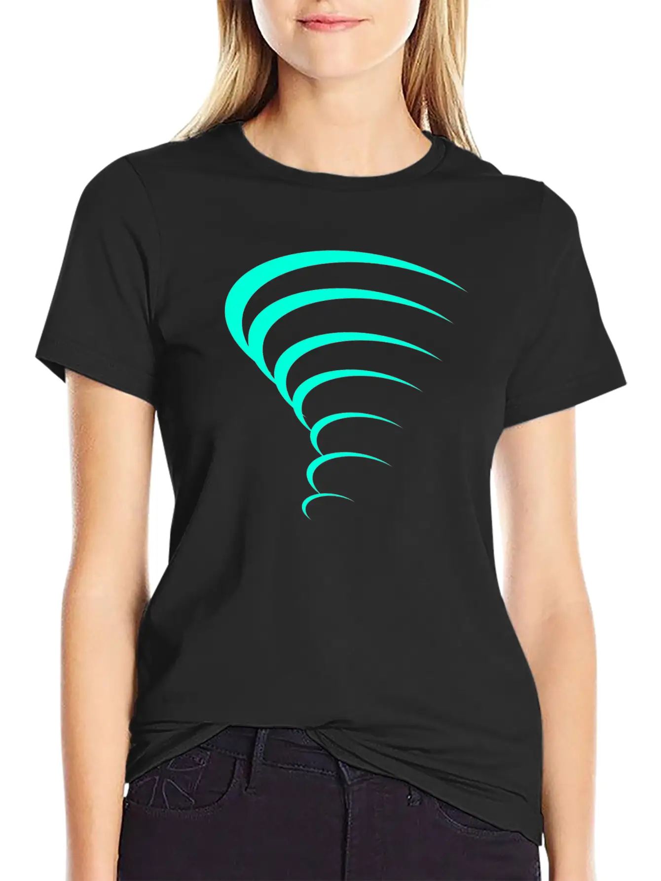 Tornado Design Stylish Everyday T-Shirt – Unisex Basic Cotton Tee