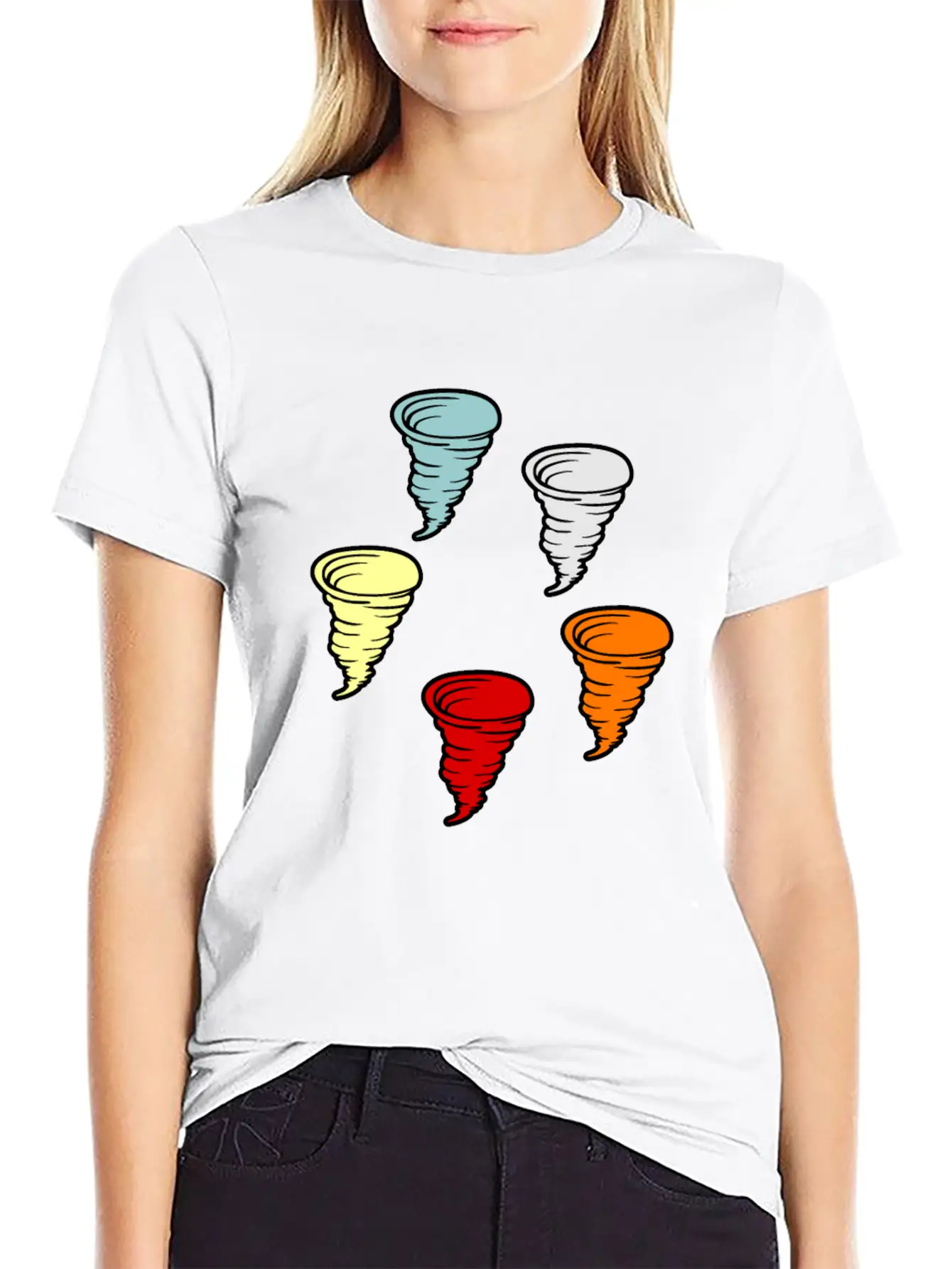 Tornado Unisex Short Sleeve Soft Cotton T-Shirt – Casual Everyday Wear
