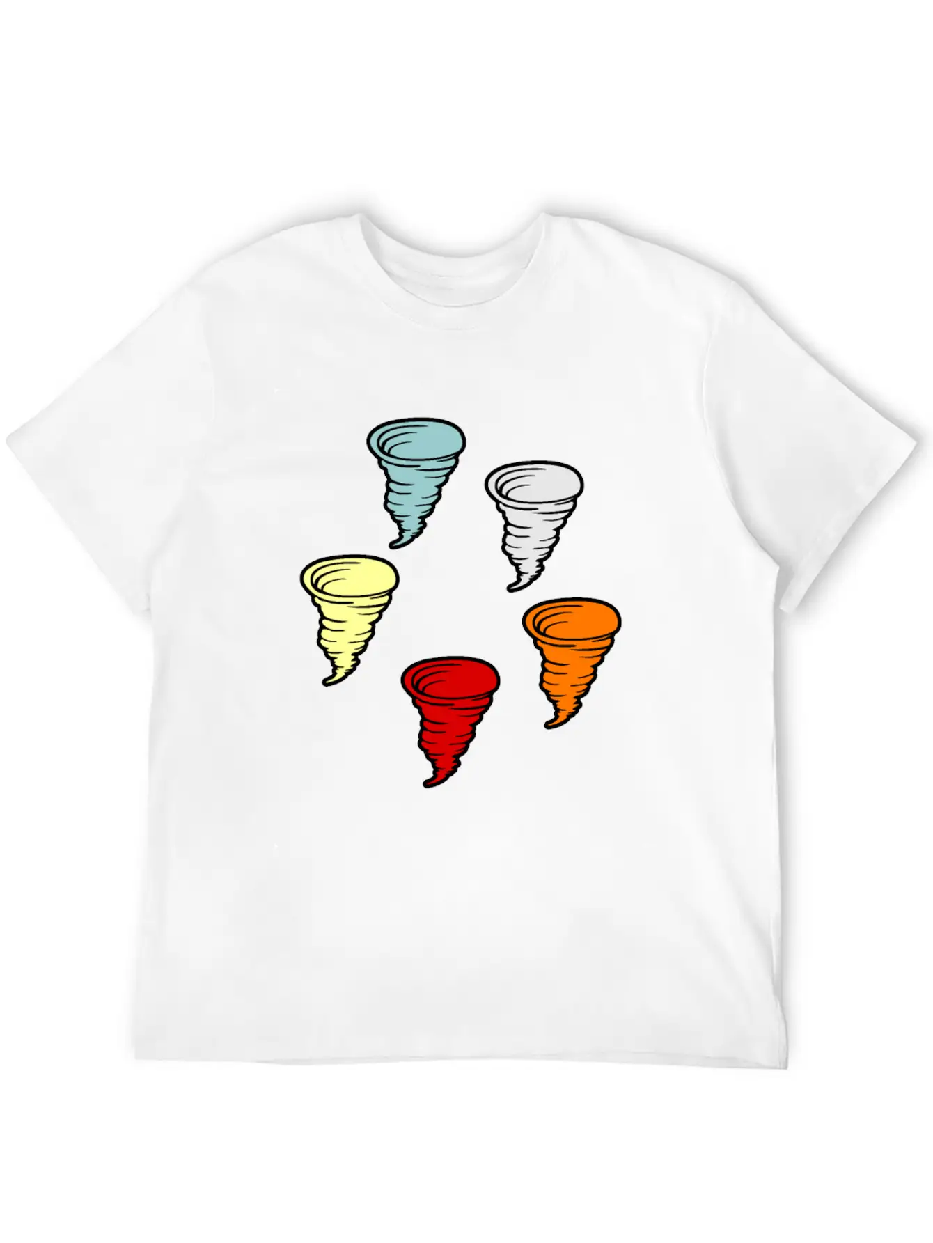 Tornado Unisex Short Sleeve Soft Cotton T-Shirt – Casual Everyday Wear