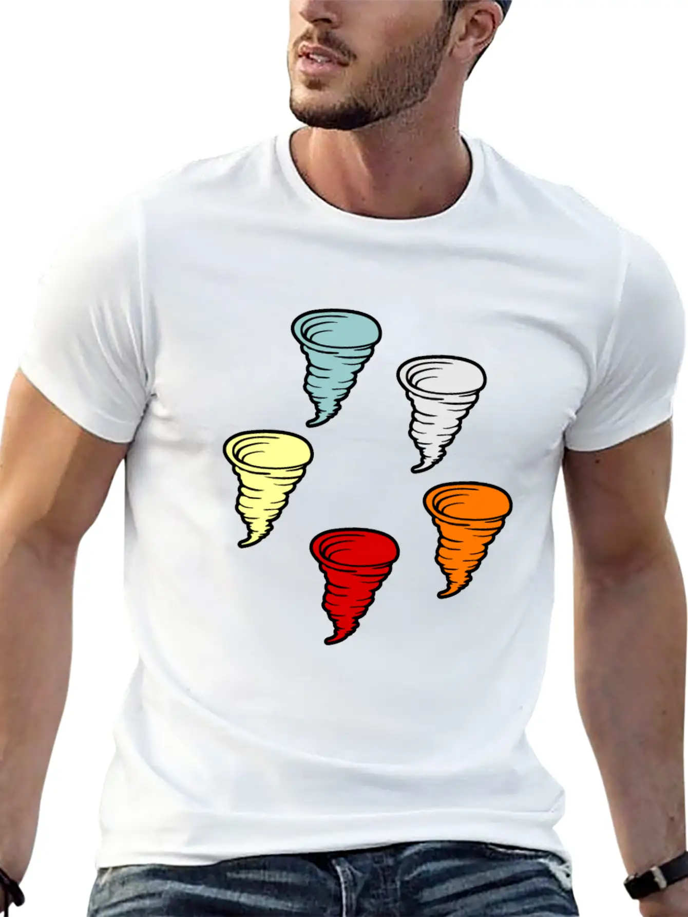 Tornado Unisex Short Sleeve Soft Cotton T-Shirt – Casual Everyday Wear