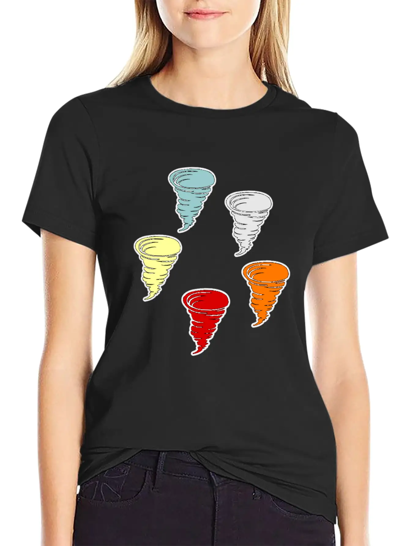 Tornado Unisex Short Sleeve Soft Cotton T-Shirt – Casual Everyday Wear