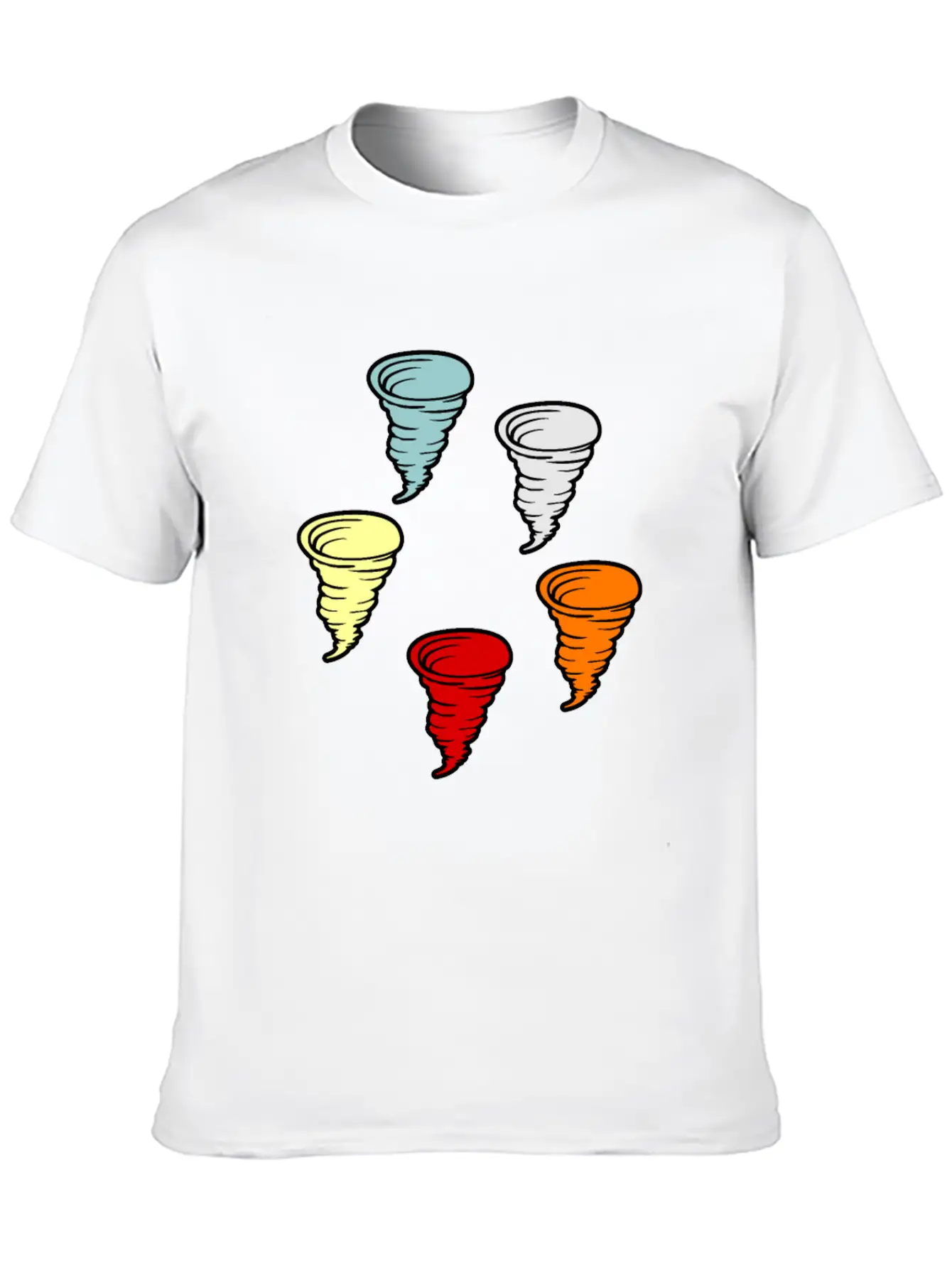 Tornado Unisex Short Sleeve Soft Cotton T-Shirt – Casual Everyday Wear