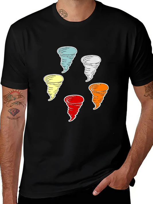 Tornado Unisex Short Sleeve Soft Cotton T-Shirt – Casual Everyday Wear