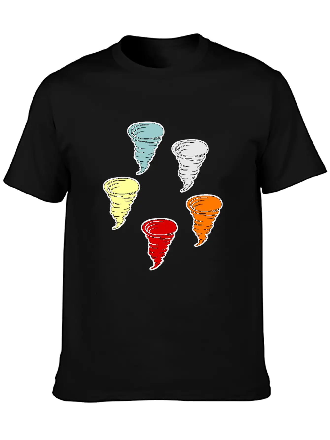 Tornado Unisex Short Sleeve Soft Cotton T-Shirt – Casual Everyday Wear