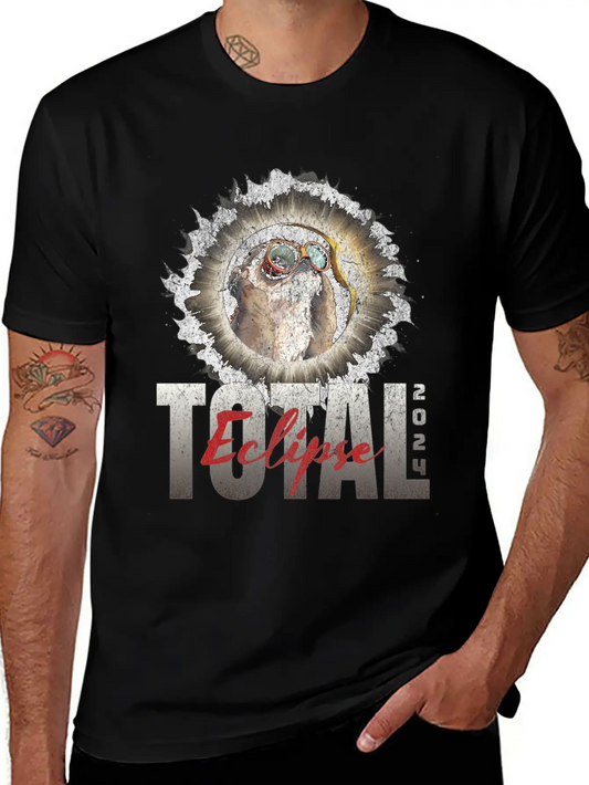 Total Eclipse 2024 Unisex Short Sleeve Soft Cotton T-Shirt – Casual Everyday Wear